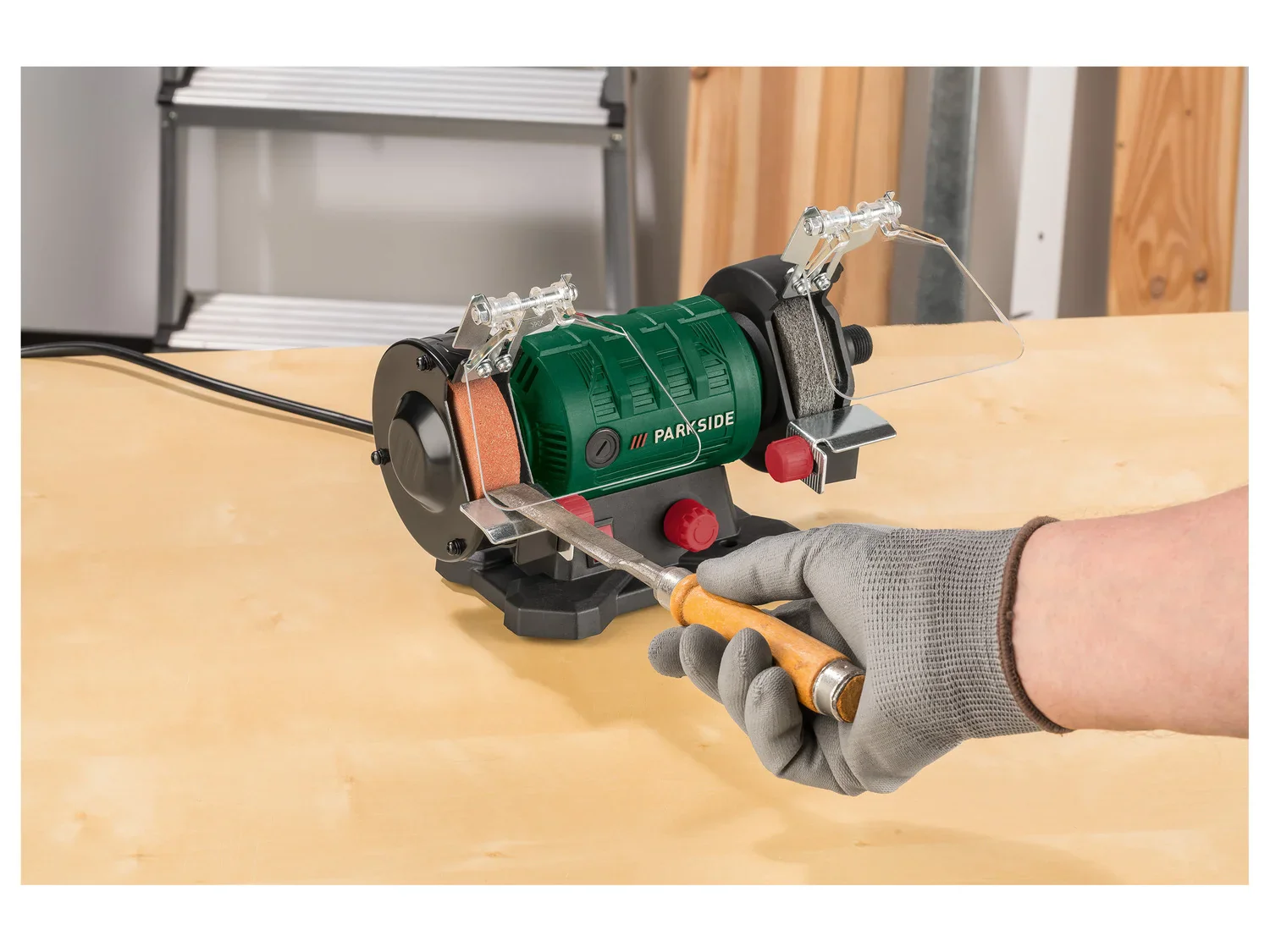 PARKSIDE Touret  meuler double avec arbre flexible PDFW 120 B3, 120 W