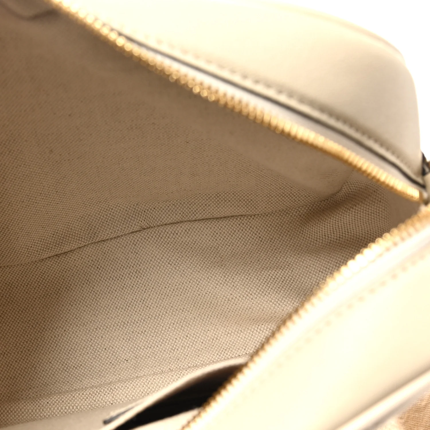 Sakai Be Green Calfskin Diagonal Stitched Small Blondie Shoulder Bag Mystic White