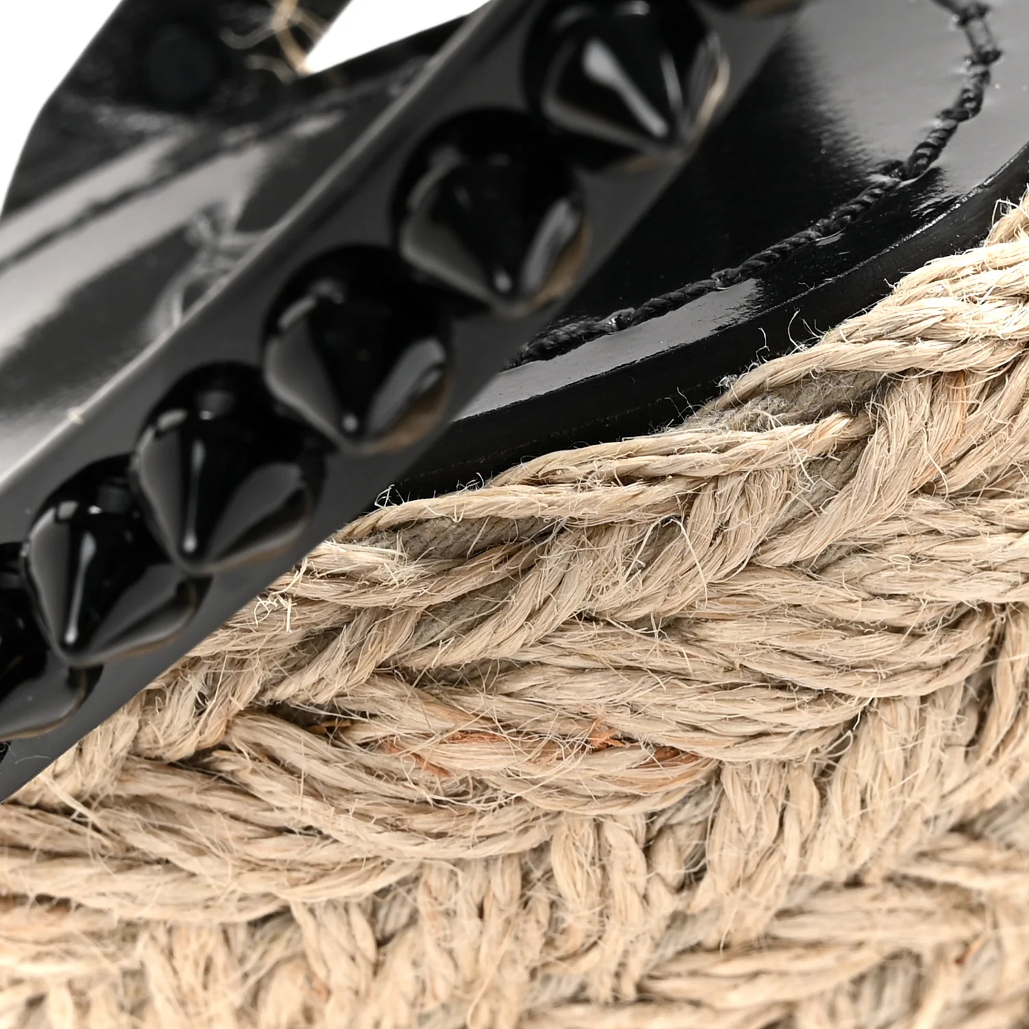 Patent Mafaldina 120 Wedge Sandals 37 Black