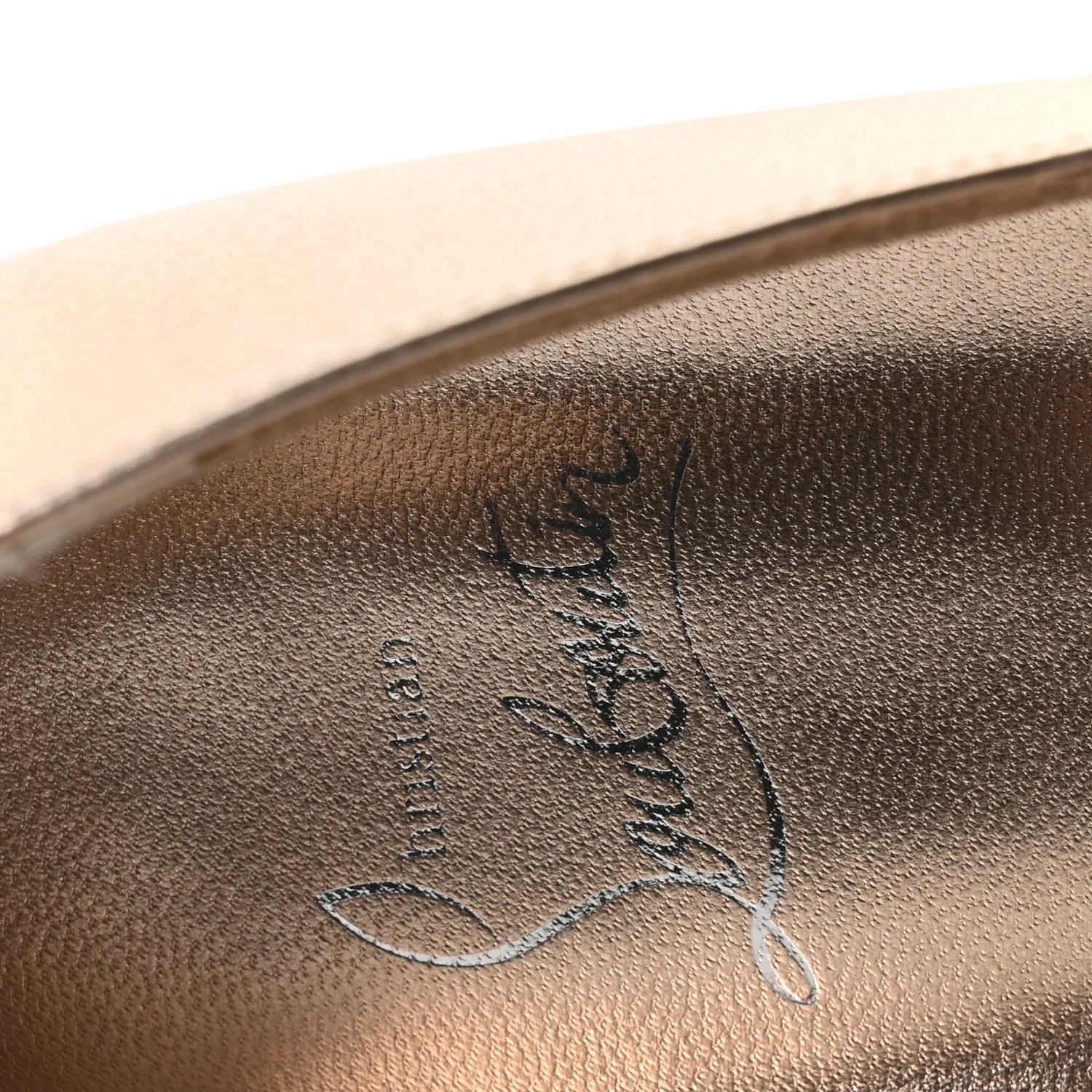 Calf Laminato Satin Sweet Jane Flats 37 Leche
