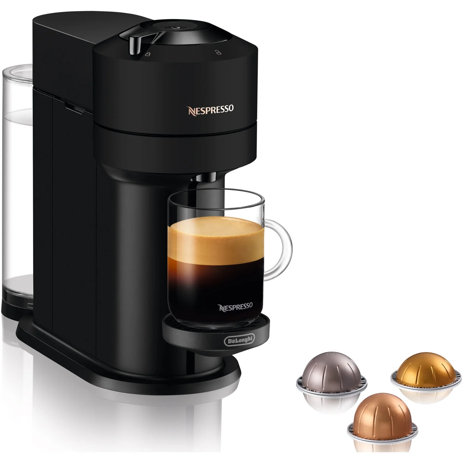 Nespresso by De'Longhi Vertuo Next Premium Coffee and Espresso Maker in Black Matt