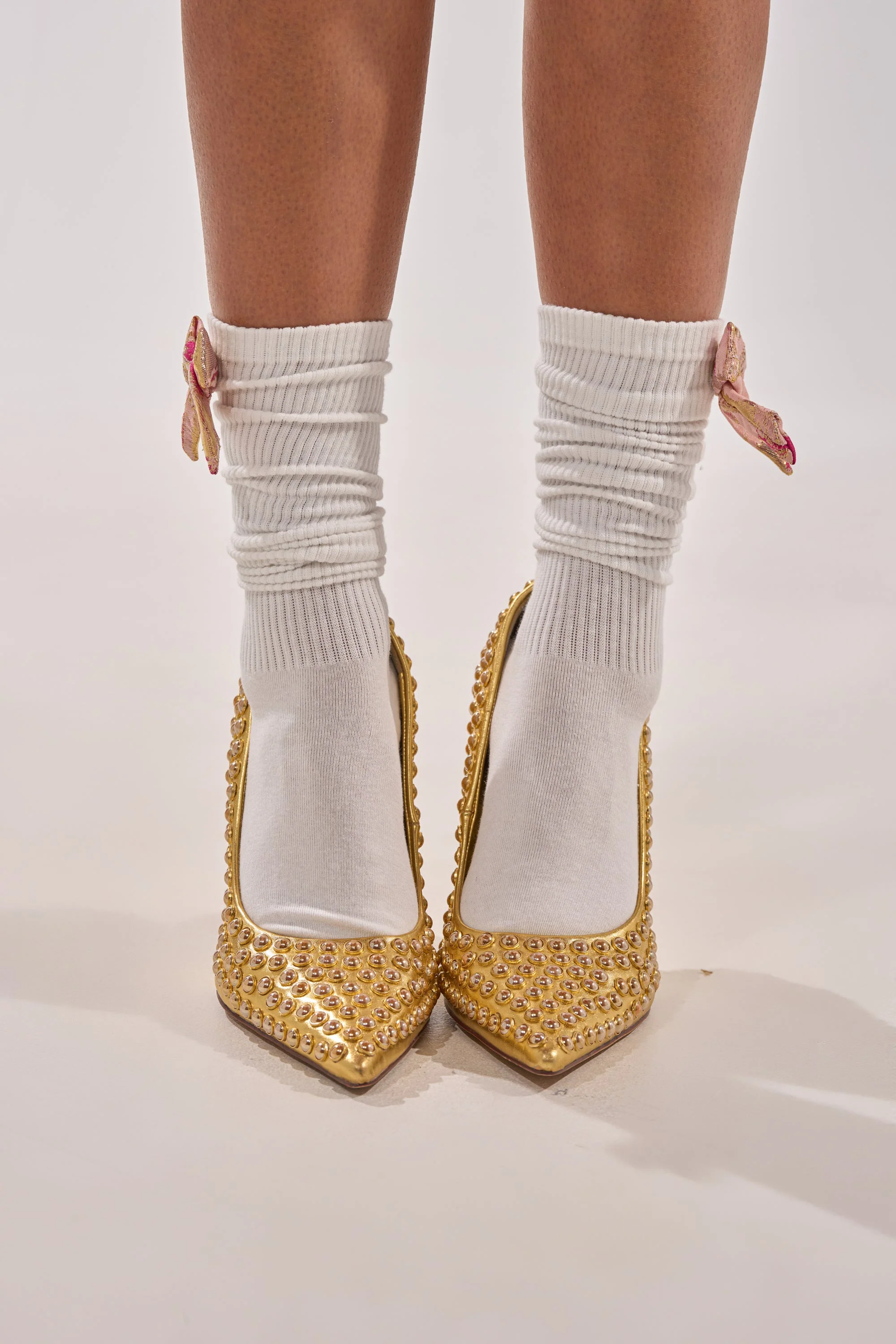 DOLLED UP BOW SOCKS - Akira Store
