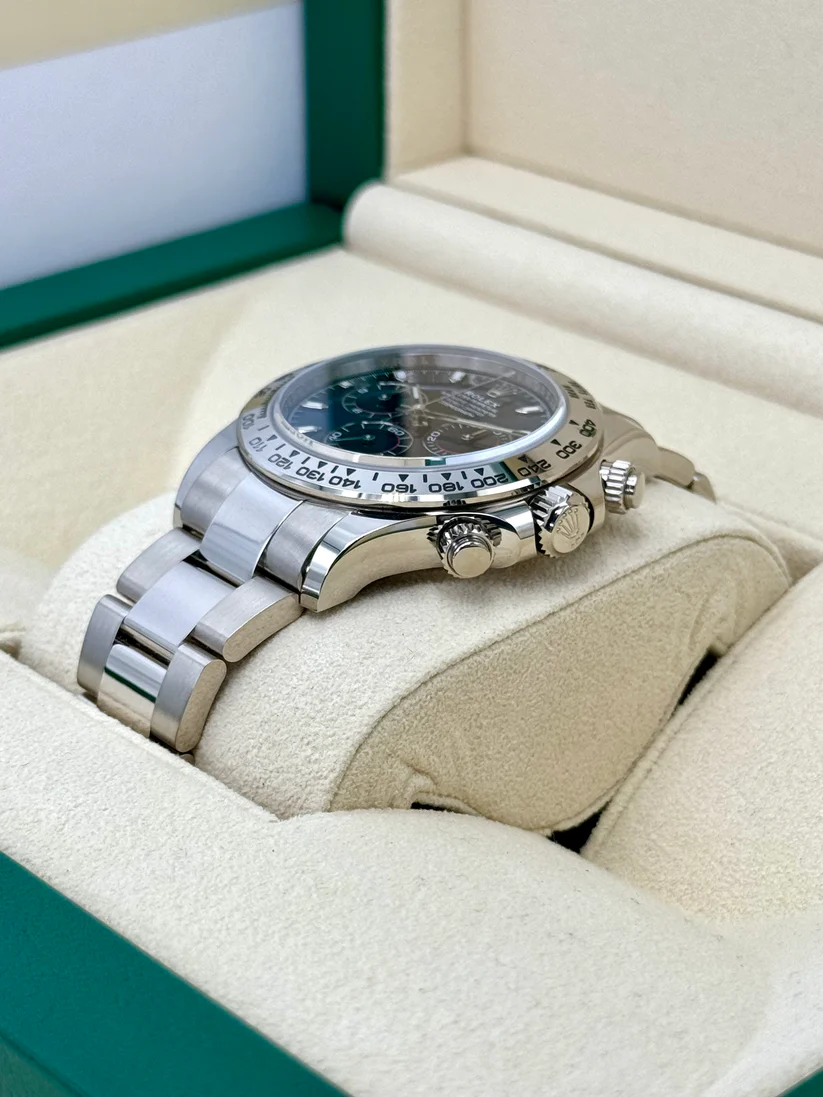 [Super Clone]Rolex Daytona White Gold/Brilliant Blue/Diamond/Oyster  m126509-0005