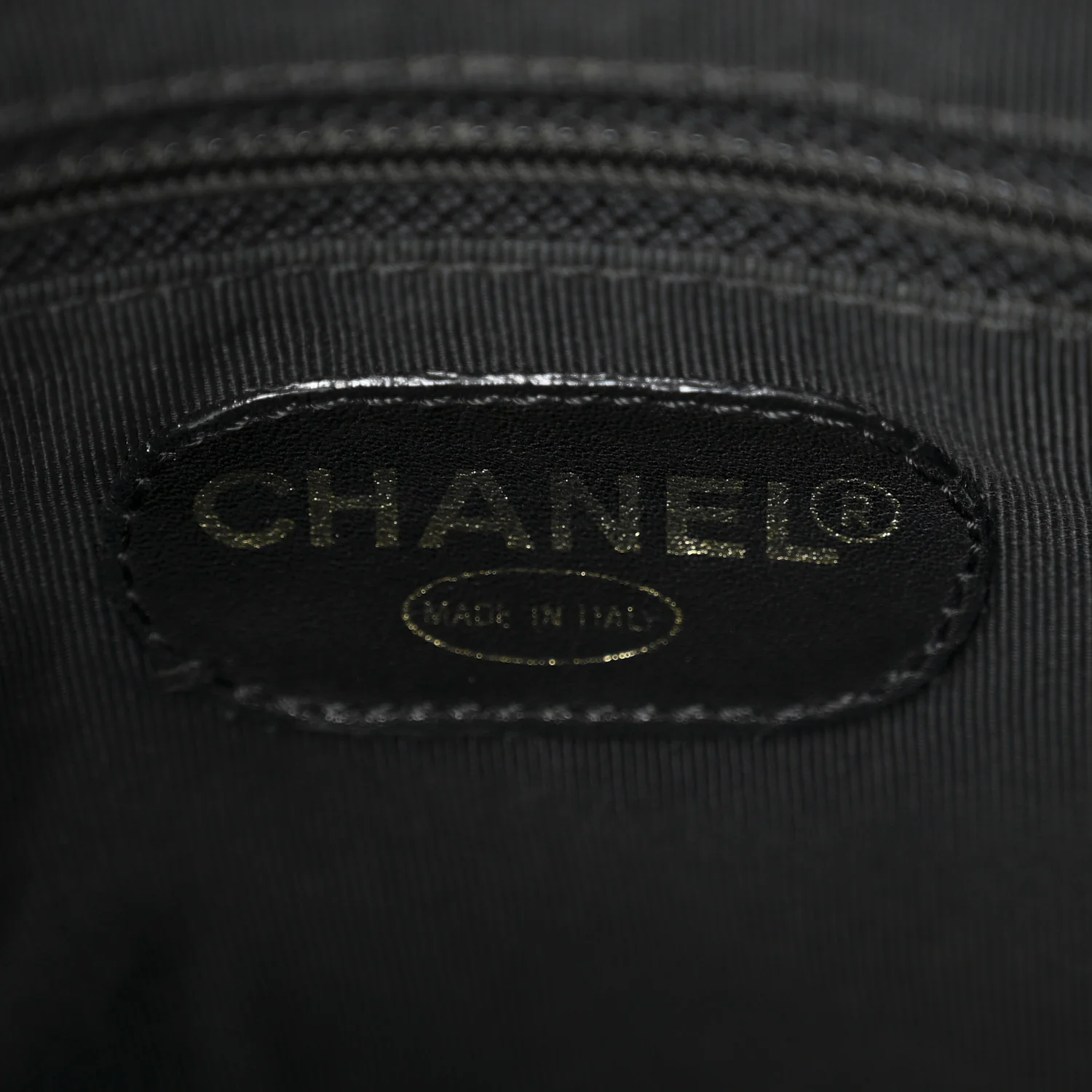 Lambskin CC Shoulder Bag Black