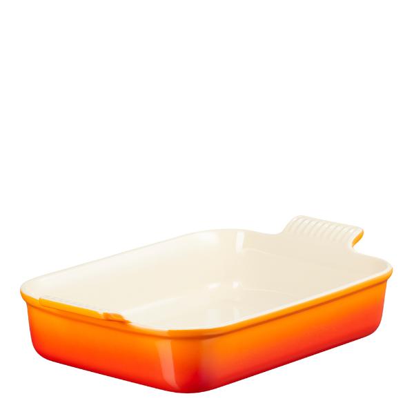 Heritage rektangulær ildfast form 26x19 cm volcanic