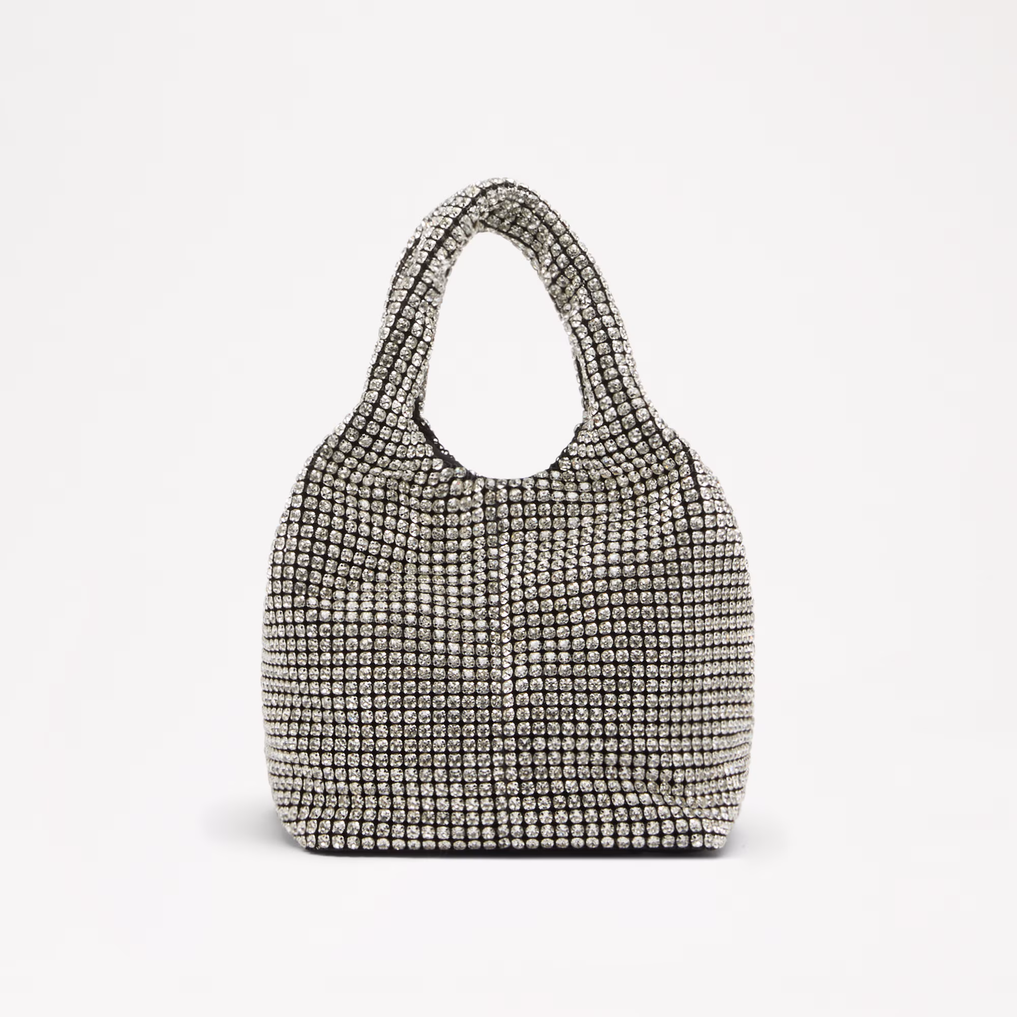 Glisten Tote<br>Rhinestone Crystal Bucket Bag