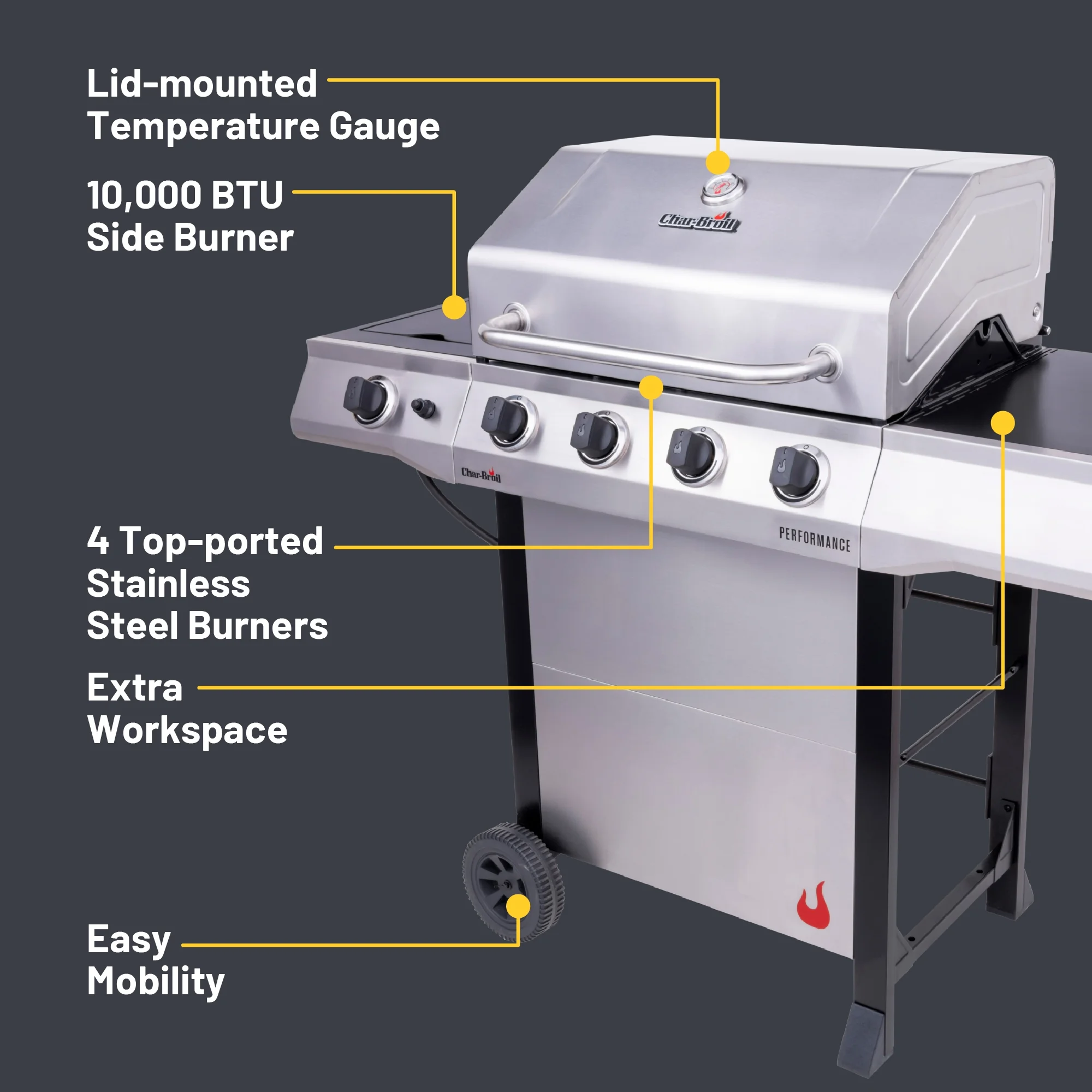 Performance Series? 4-Burner Gas Grill - Image 3