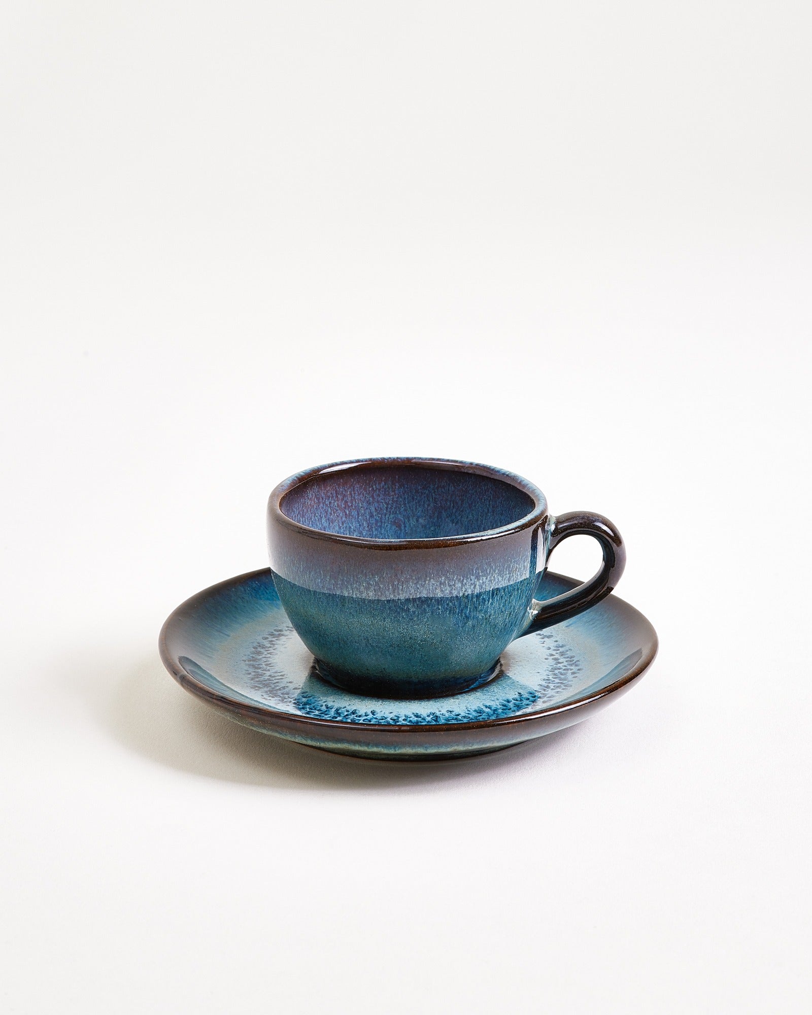 MADEIRA - ESPRESSO MUG & ESPRESSO SAUCER CLASSIC GREEN-BLUE