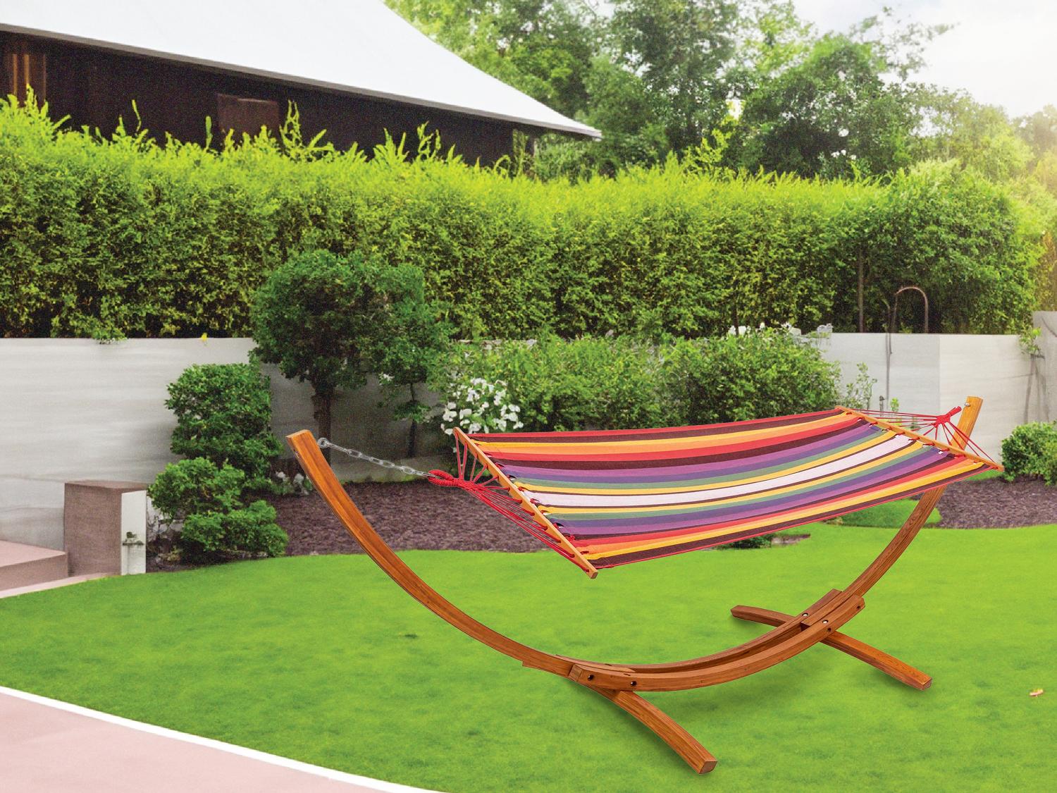 LIVARNO home Hamac avec support en bois