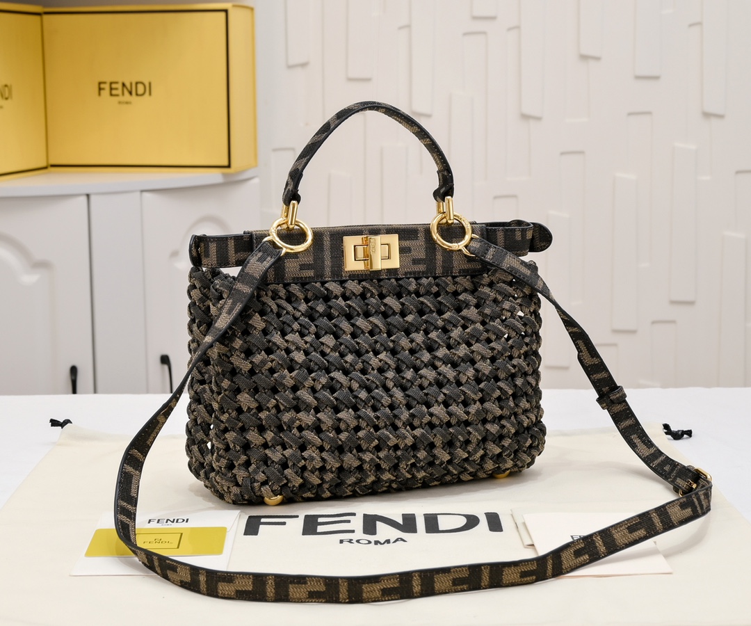 Fen peekaboo new arrival tote bag size : 23*7*18cm