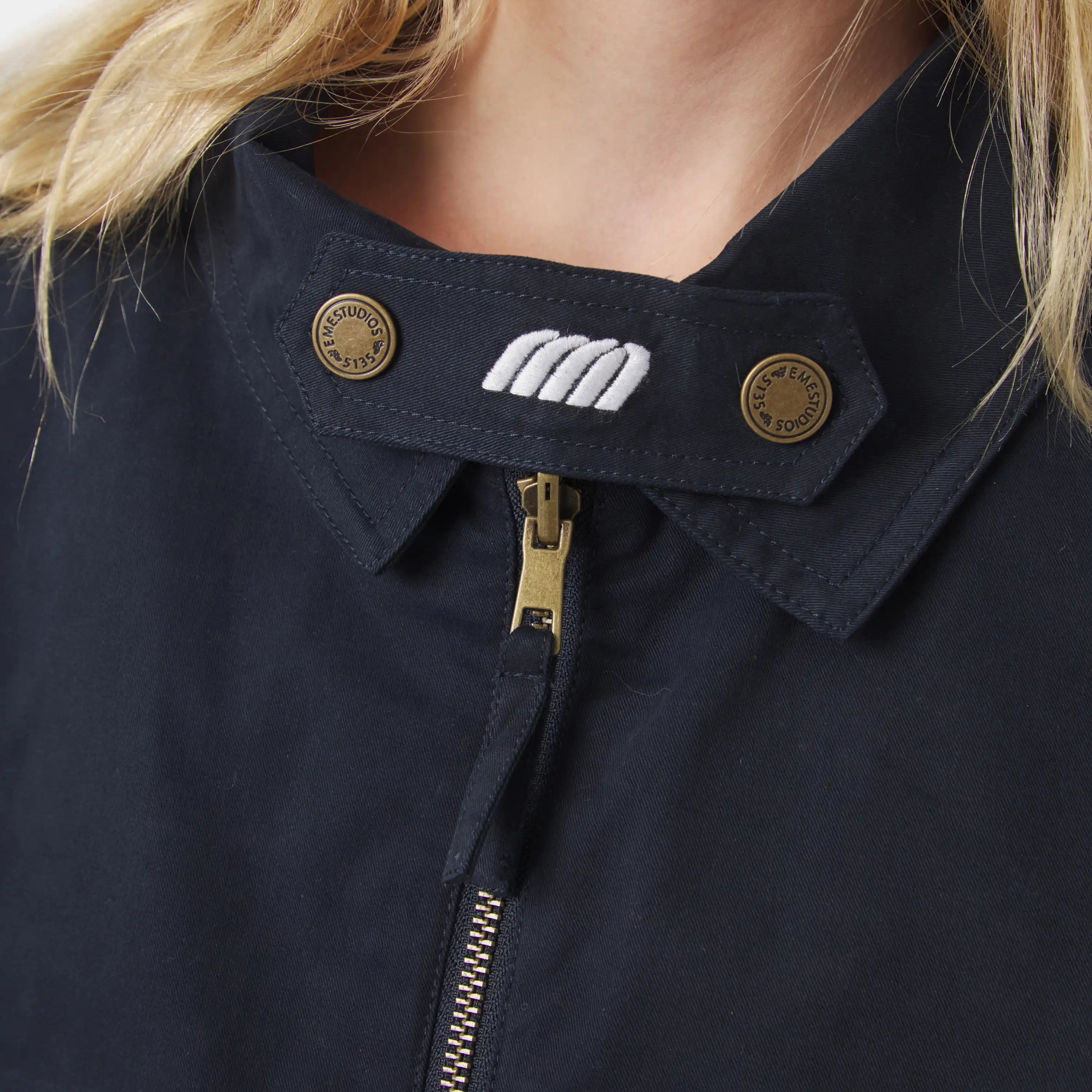 Chulo G Navy Reverse Coat