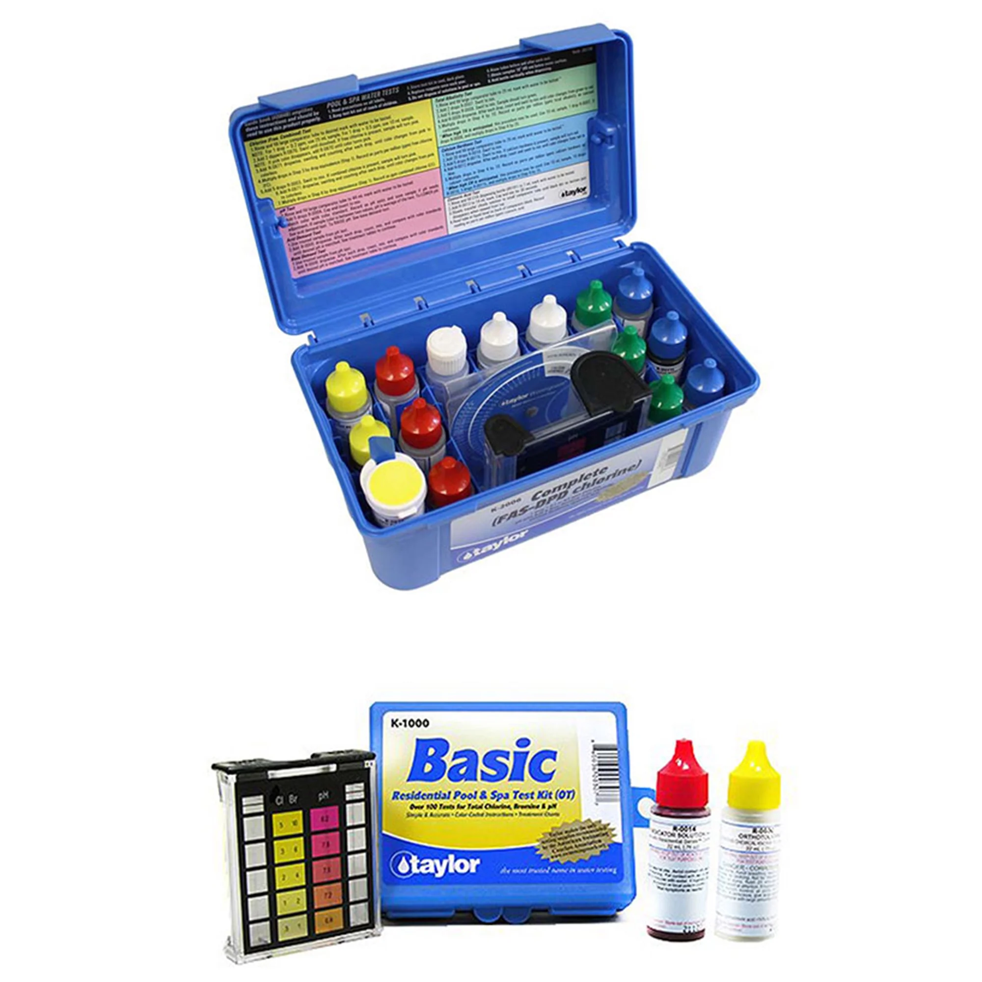 K2006 Complete Pool Chlorine Test Kit with Additional Basic Kit Image 7