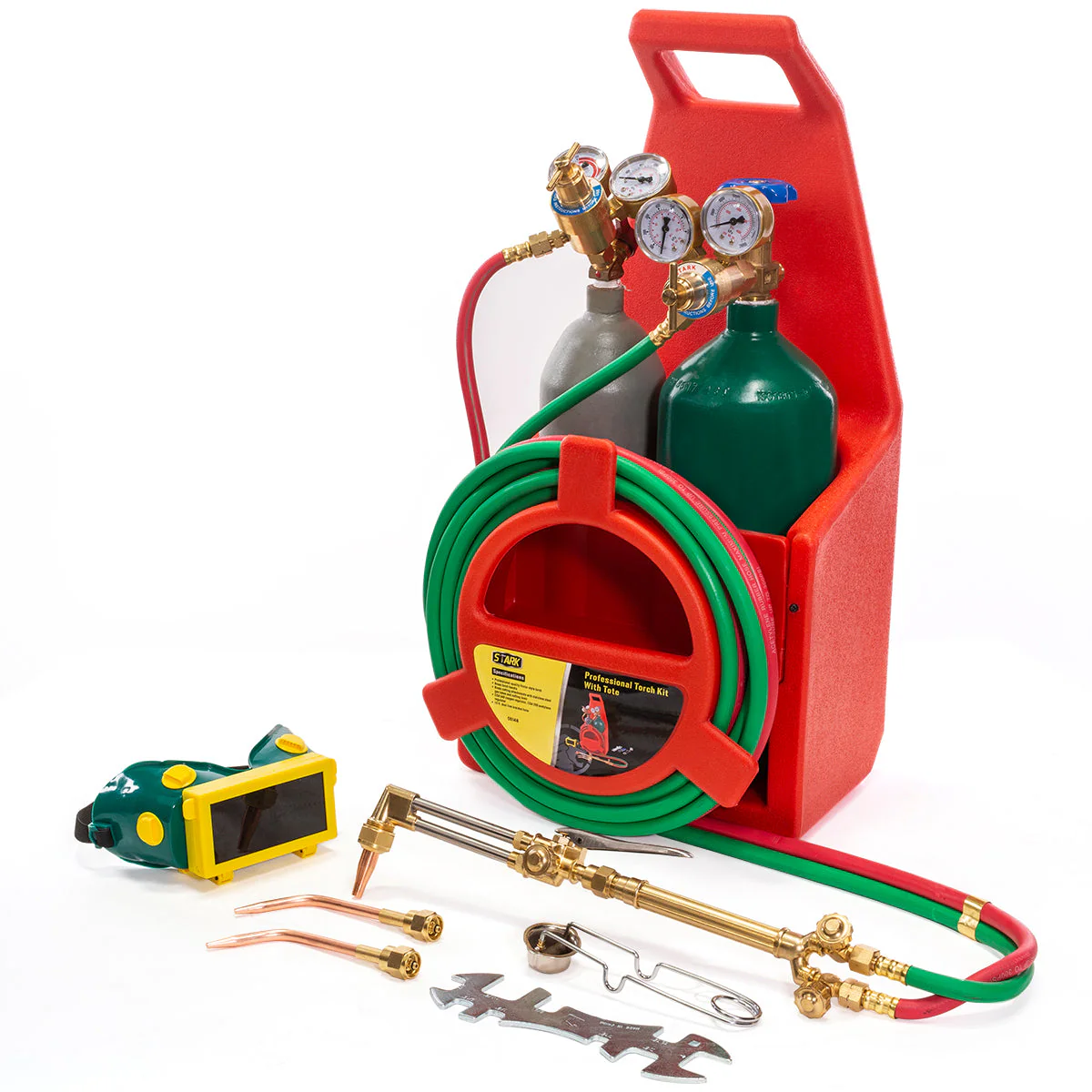 Ensemble régulateur oxygène-acétylène pour torche de soudage et de découpe XtremepowerUS 55146 type Victor