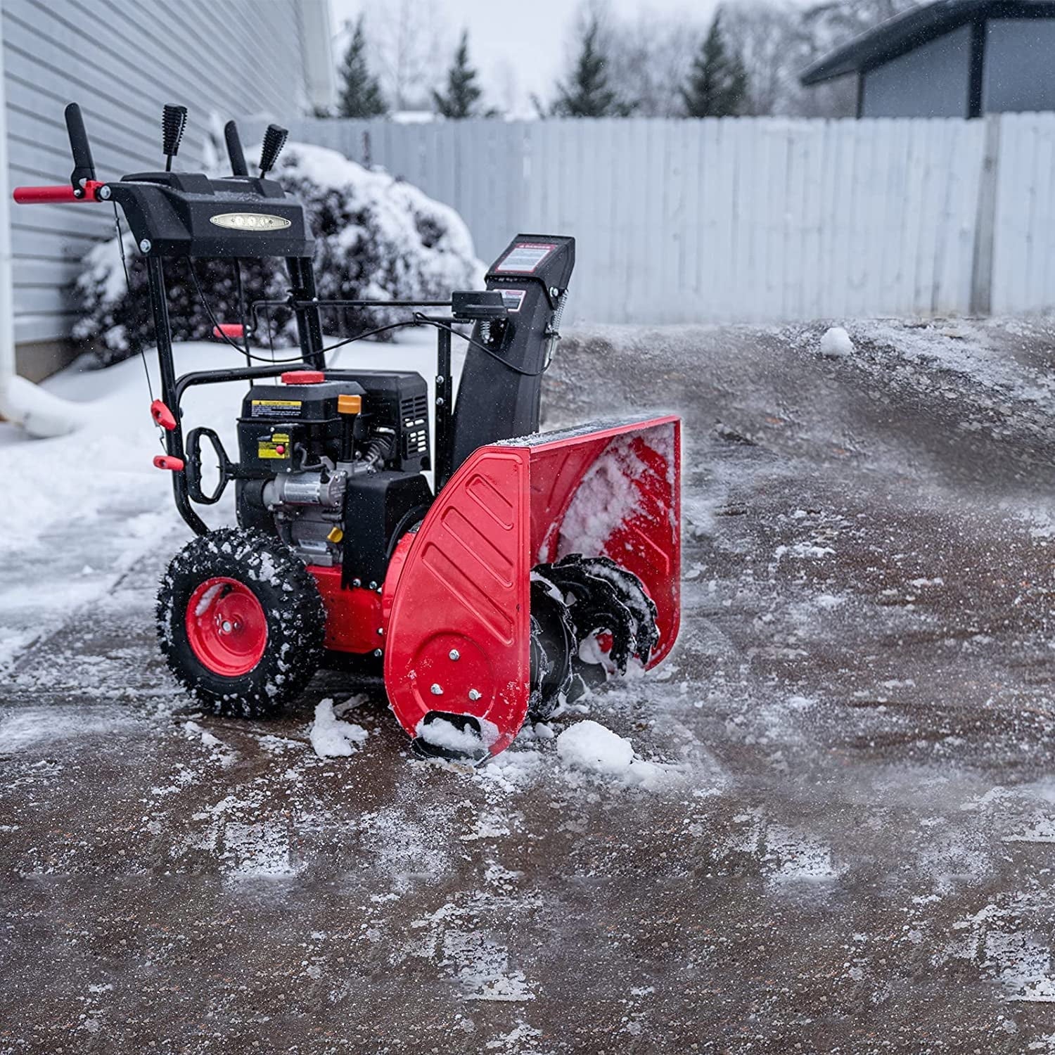 PowerSmart 24" 212cc Gas Snow Blowerwith Self Propelled, Electric Start Image 5