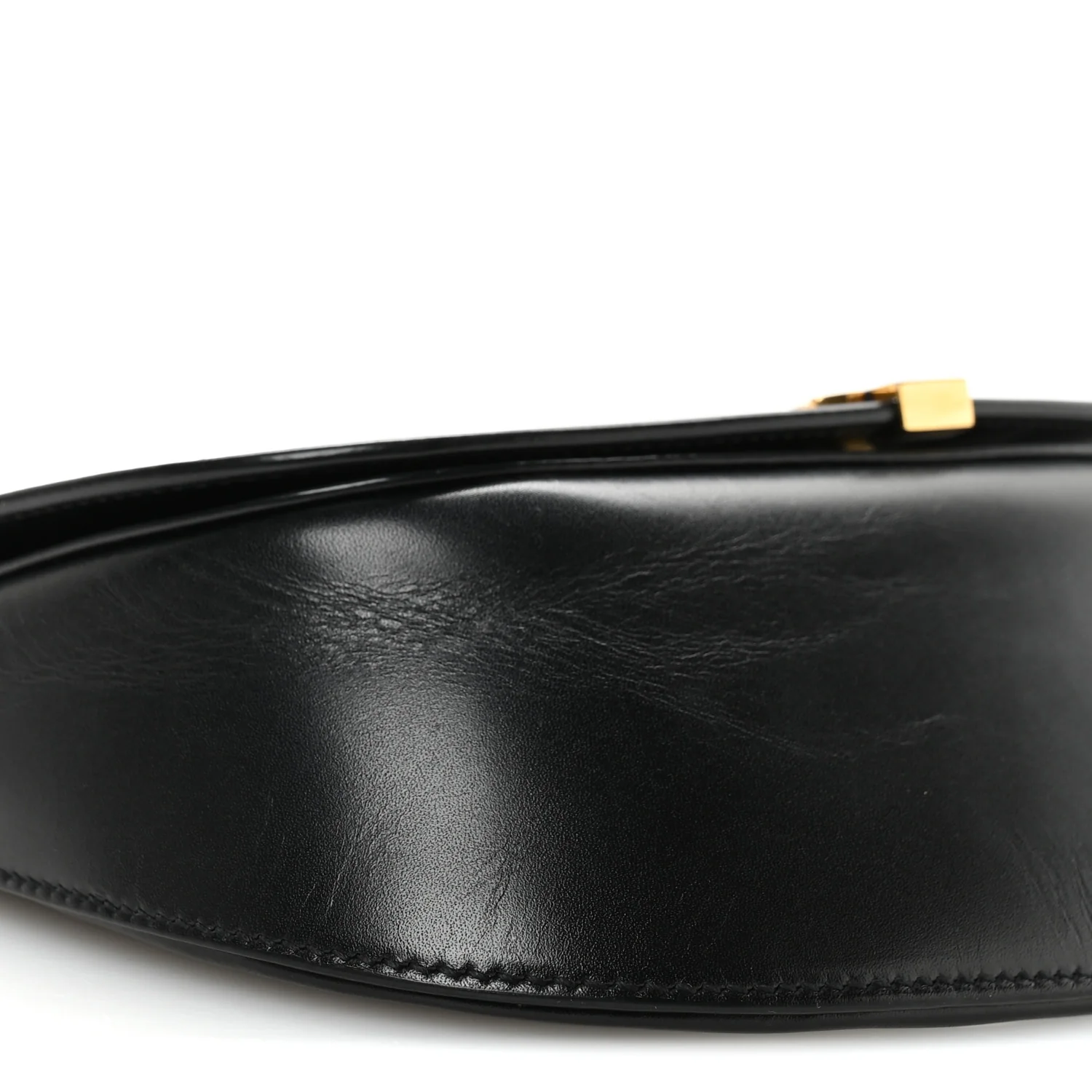 Box Calfskin Mini Voltaire Top Handle Bag Black