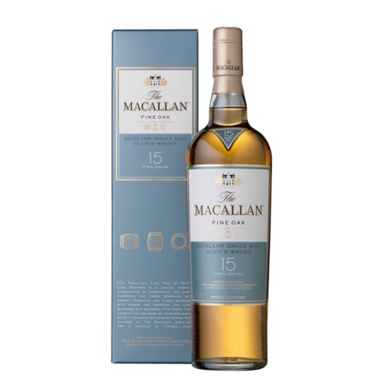 Macallan Fine Oak 15 Year Triple Cask Whiskey