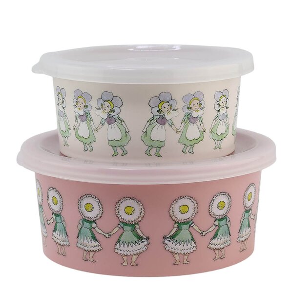 Elsa Beskow snackboks 2 stk Blomsterfesten