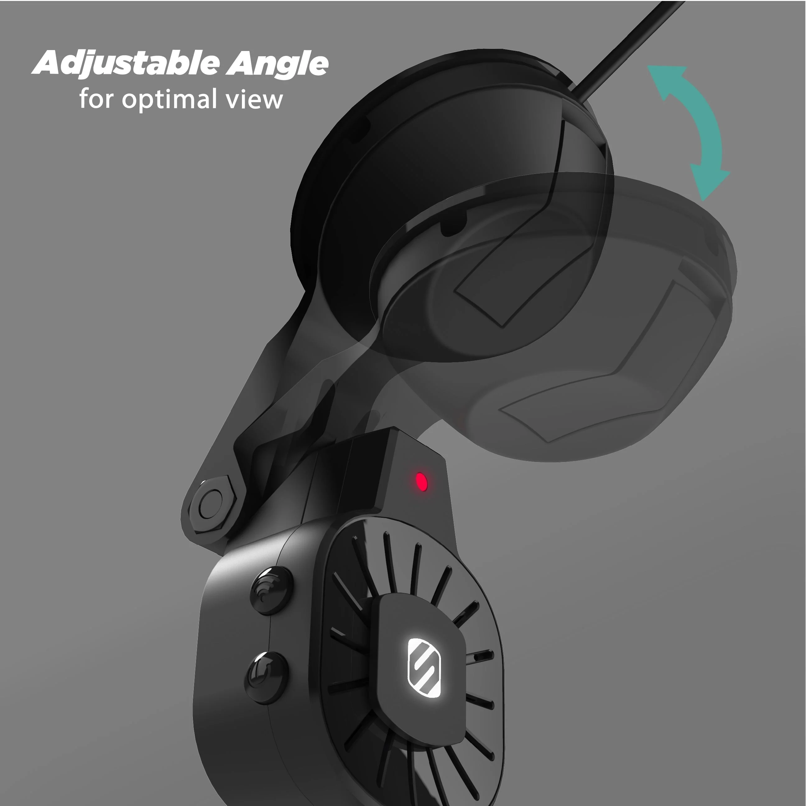 Scosche NEXC11032W SP1 Full HD Smart Windshield Mount Car Dash Cam Powered by Nexar Black Image 8