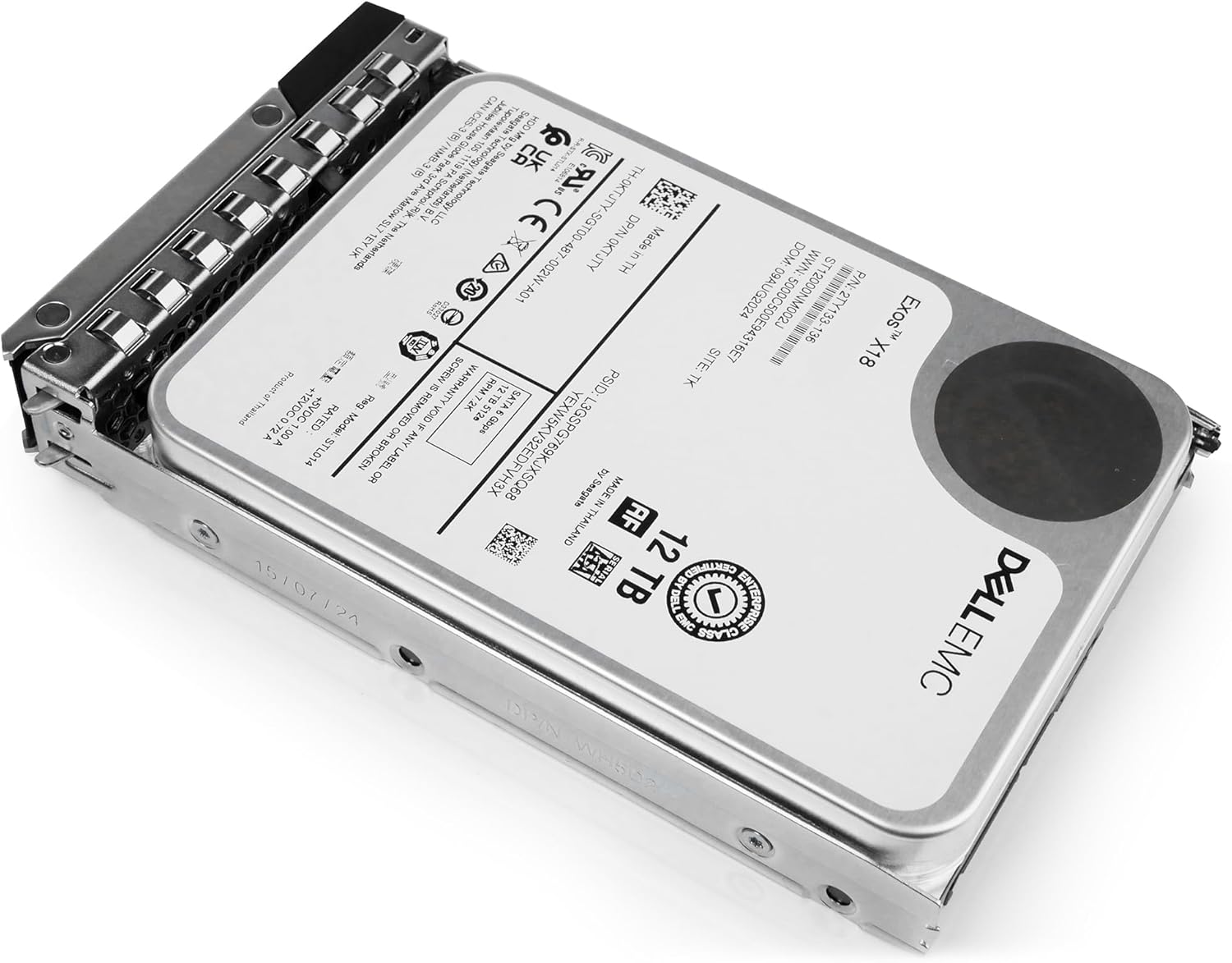 Dell G14 G15 G16 0KTJTY 12TB 7.2K RPM SATA 6Gb/s 512e 3.5in Enterprise Hard Drive Compatible with but not Limited to: R540 R740 T550 R660 T150 T560 MD3400 C6620 MX5016s