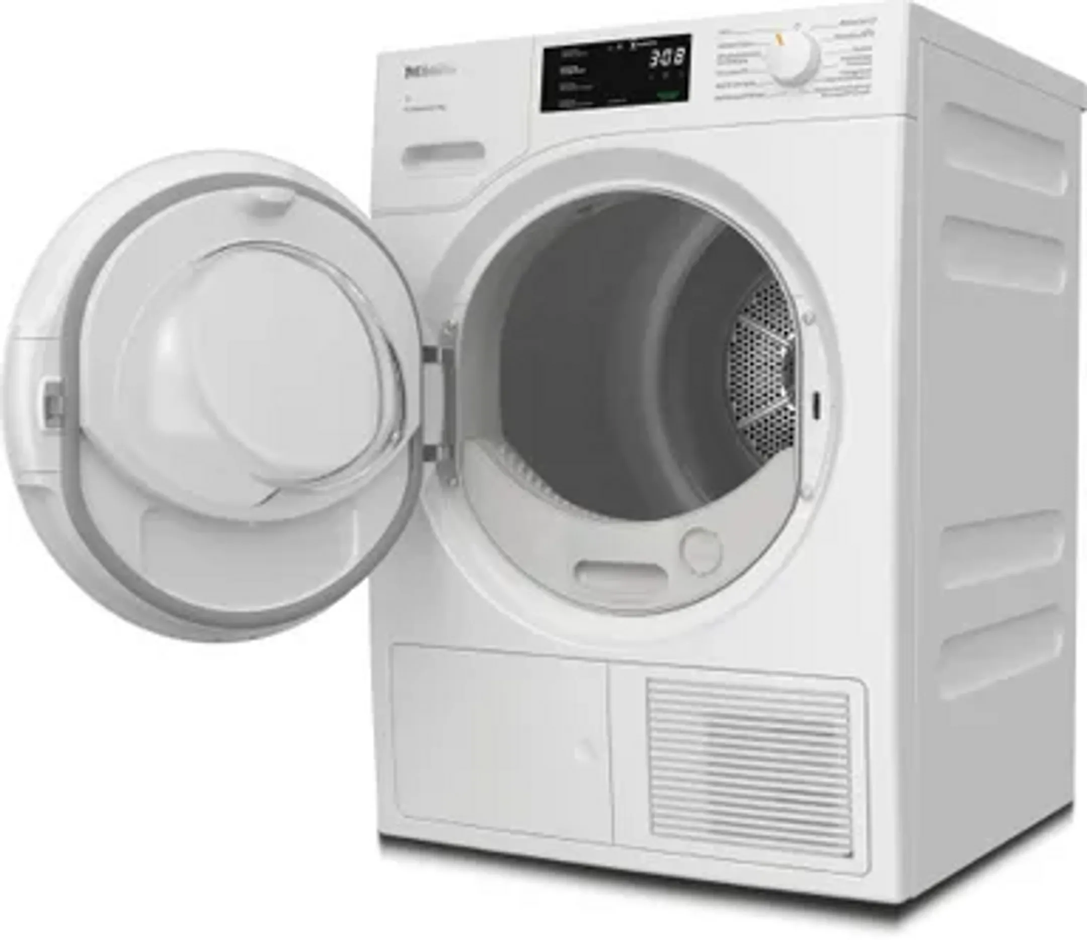 Miele Bundel - Wasmachine WWE380 WCS QuickPowerWash + Droogkast TWD 640 WP EcoSpeed