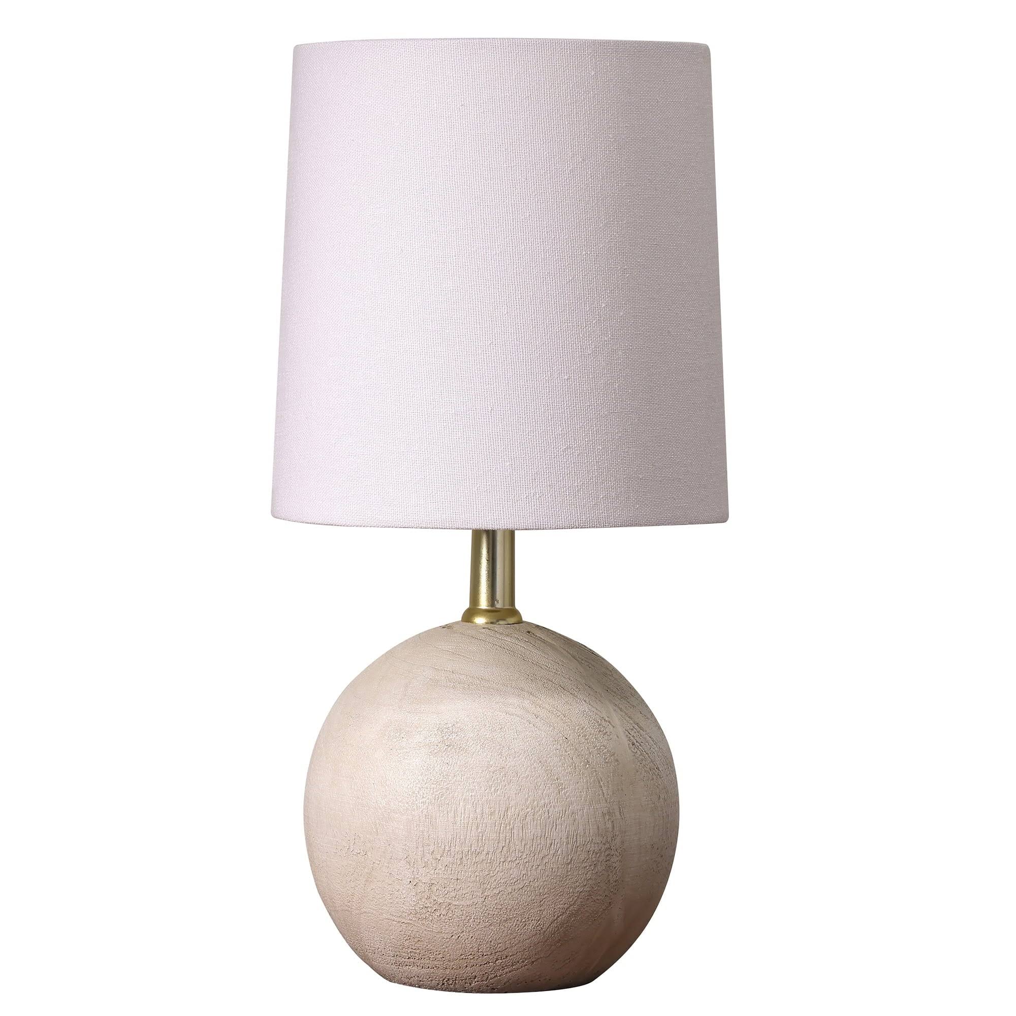 Mainstays Mini Light Wood-Textured Table Lamp, 12.75