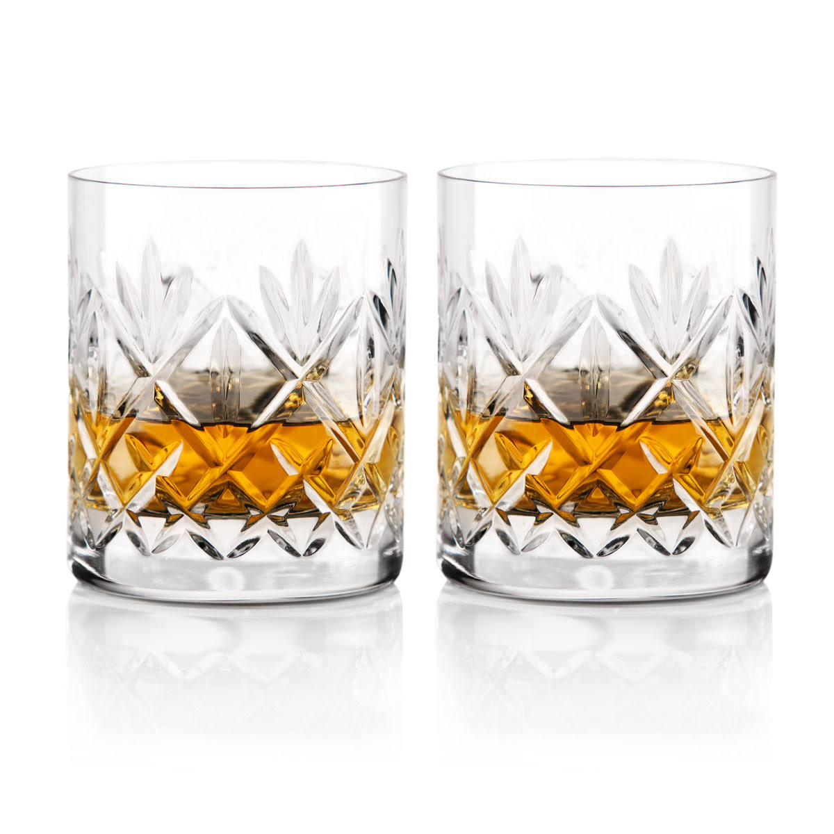 Waterford Crystal Huntley Whiskey Tumbler Glass, Set of 2, High End