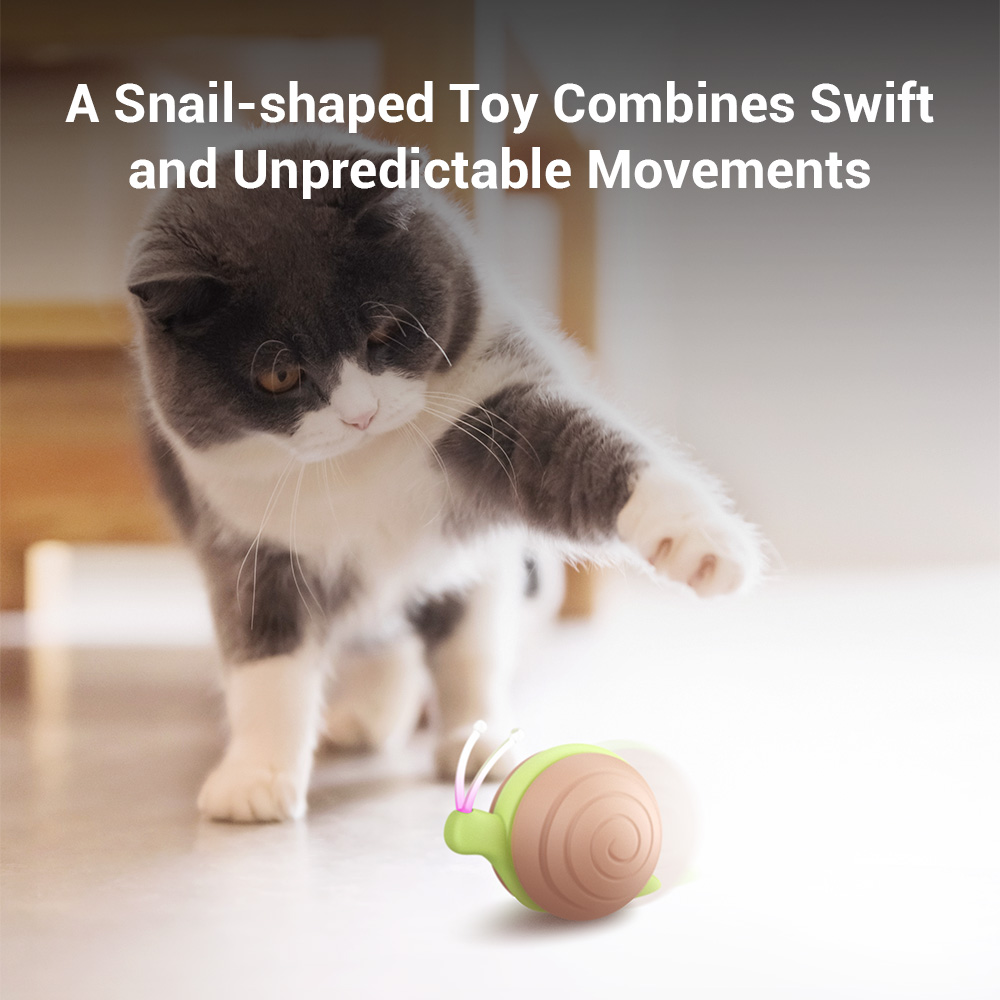 Smart Electronic PVC Toy Novelty Interactive Swift Unpredictable Moving Cat Toy Sustainable Interactive