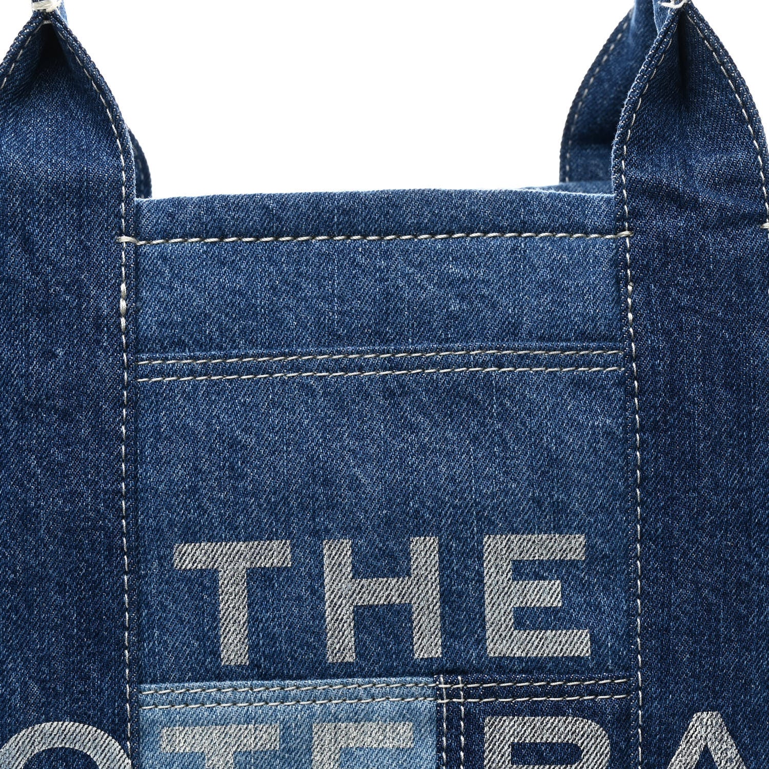Denim Canvas Large The Tote Bag Blue