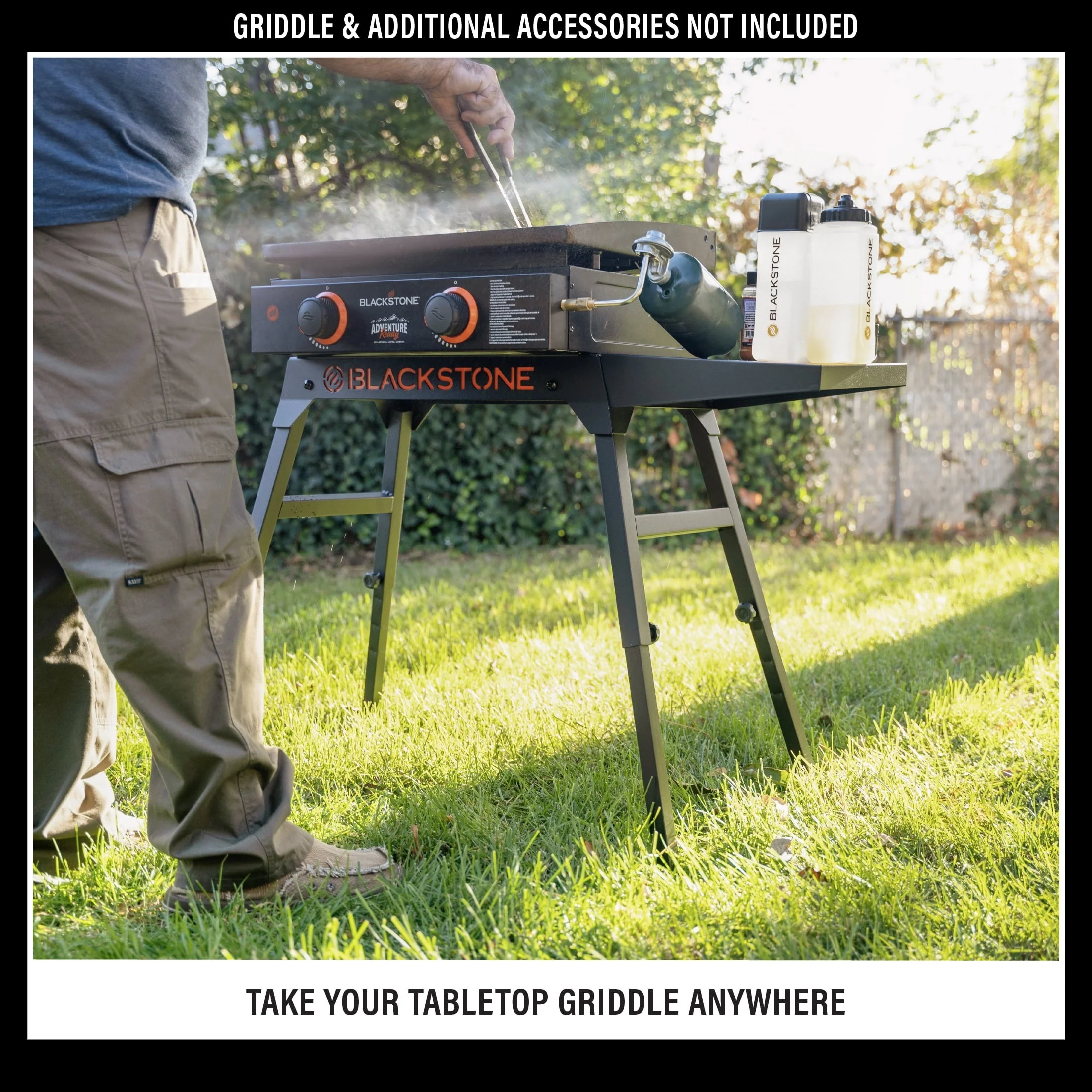 Blackstone Portable Griddle Grill Stand Fits 22" and 17" Tabletop Models Image 9