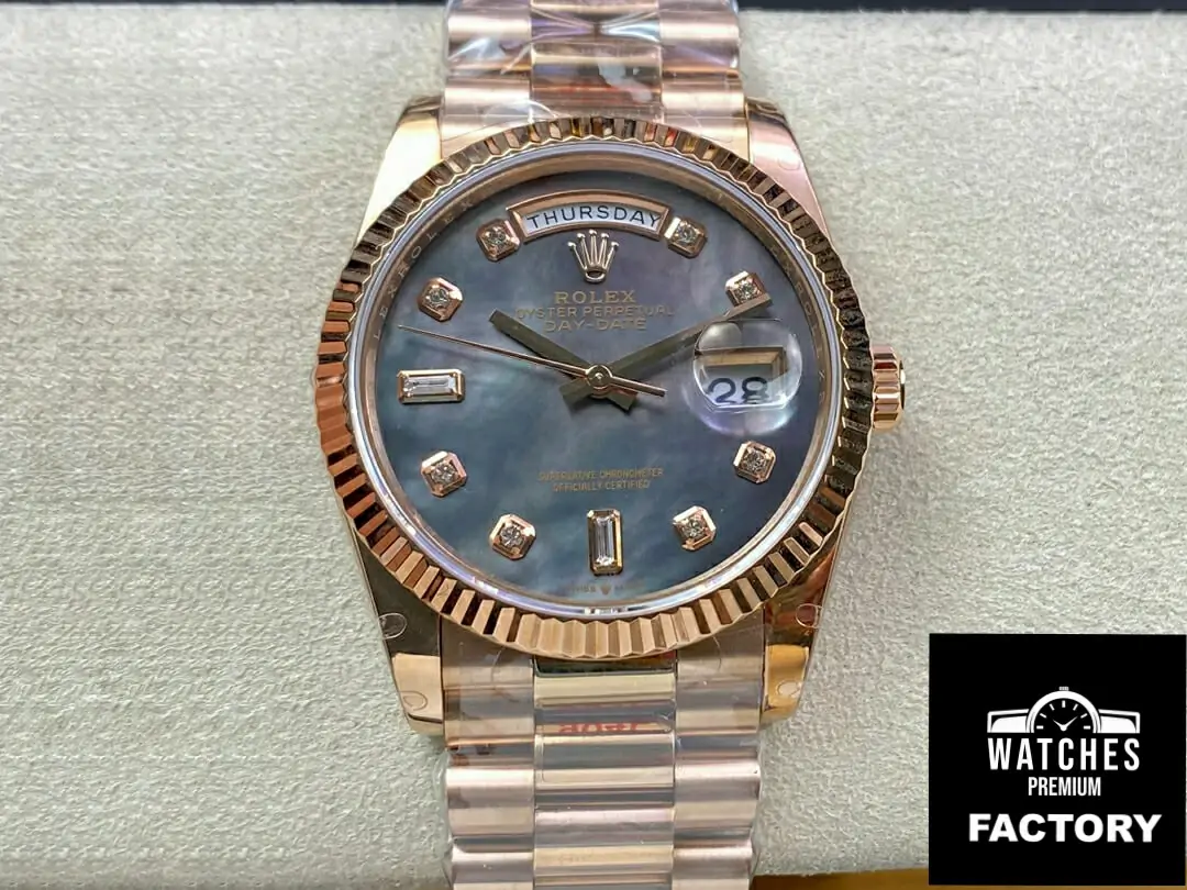 Rolex Day Date 118235 36MM GM Factory Gold Strap