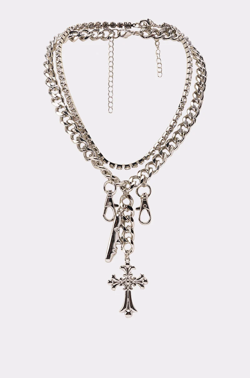 ALL I SEE IS CHROME NECKLACE - Akira Store