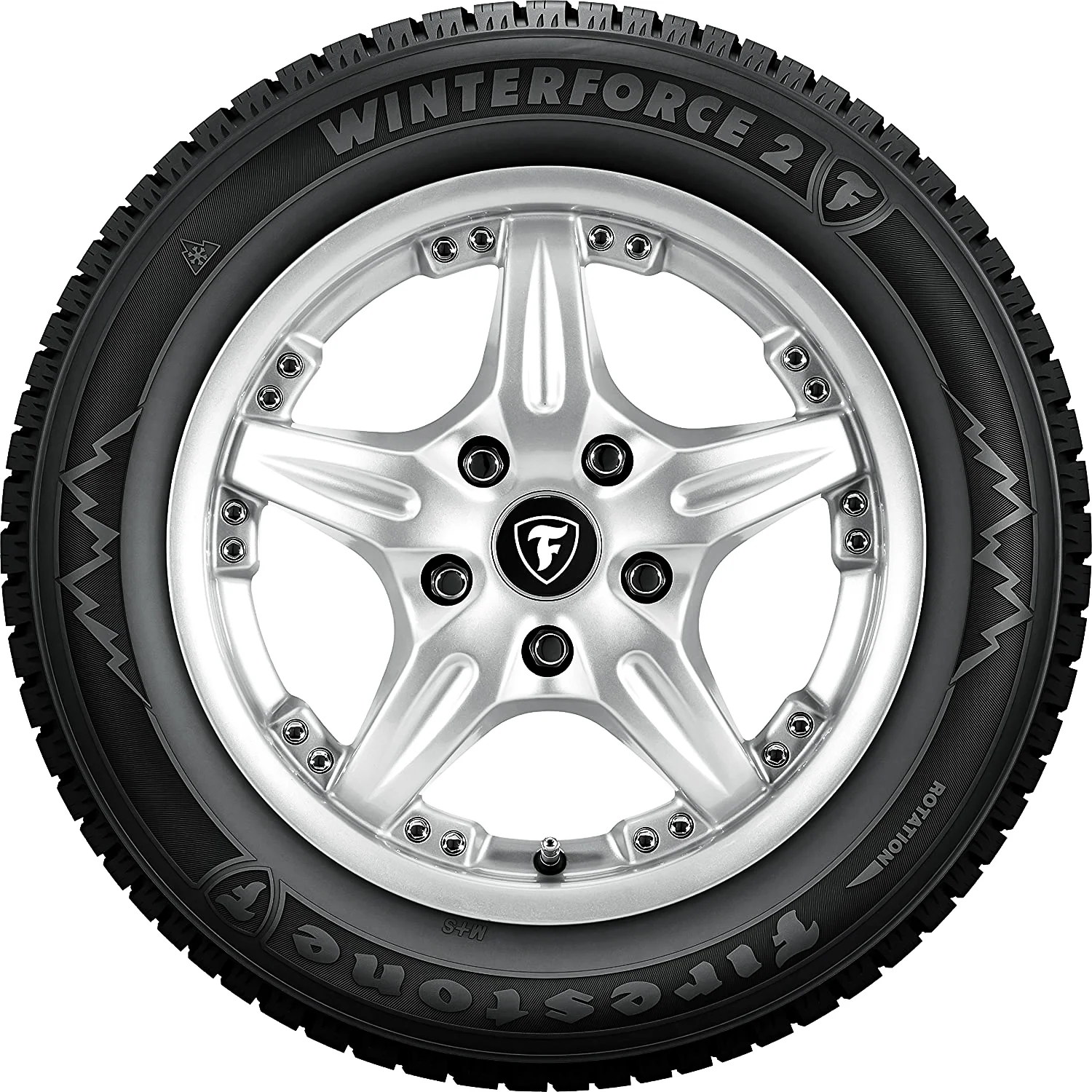 Set of 4 Winterforce 2 205/65R16 95S Winter Tires - Image 3