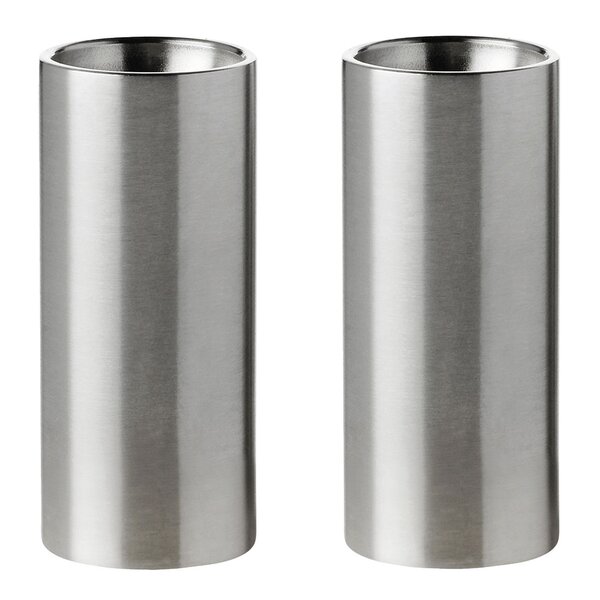 Arne Jacobsen salt- og peppersett stål