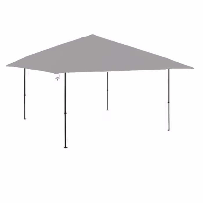 Garden Winds Custom Fit Replacement Canopy Top Cover Compatible with The Yoli Solana 235 EasyLift 1712702 15' x 15' Pop Up Canopy  - Upgraded Performance RipLock 350 Fabric - Slate Gray