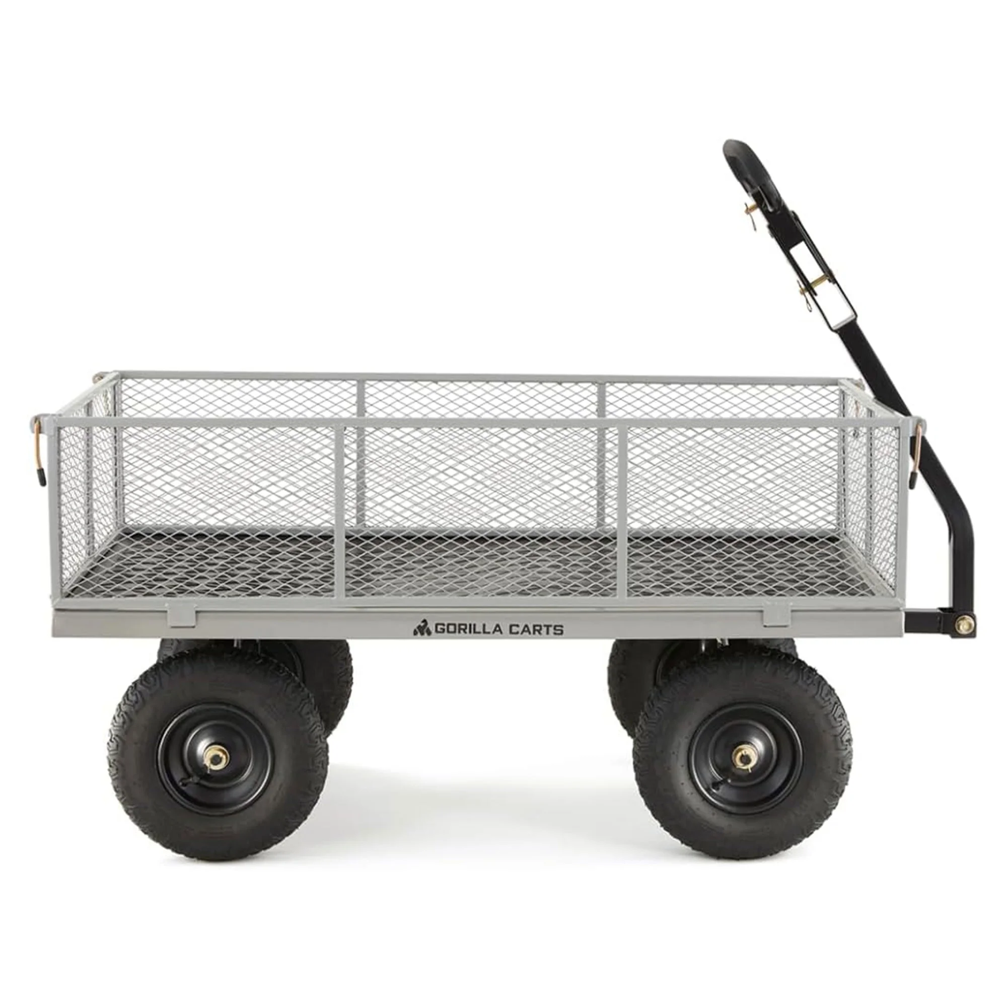 1000-lb. Capacity Steel Utility Cart, Model #GOR1001-Com, 13-inch Pneumatic Tires(Gray) - Image 9