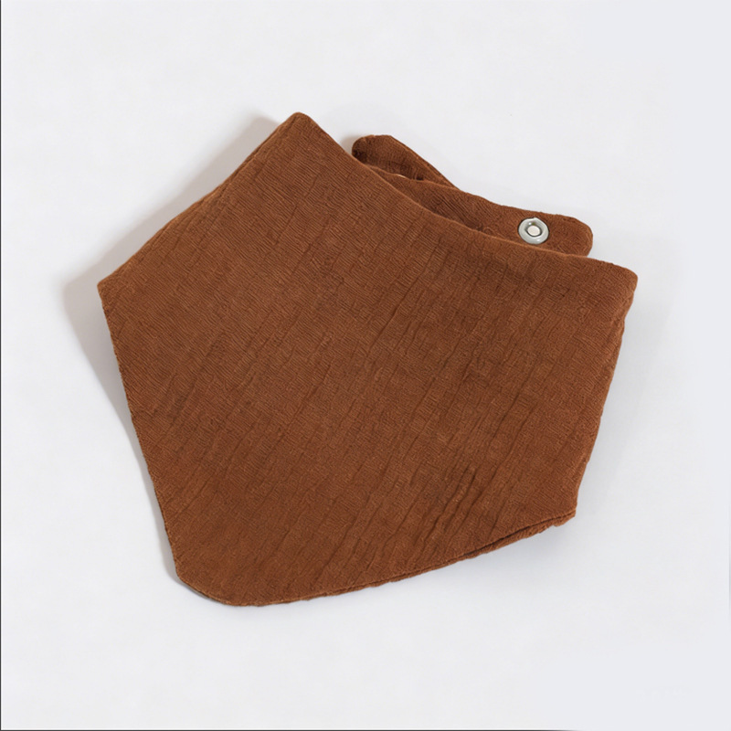 Soft Muslin Gauze Baby Bandana Bib Triangle Drool Bib High Absorbent Infant Saliva Towel Eco Friendly Antibacterial