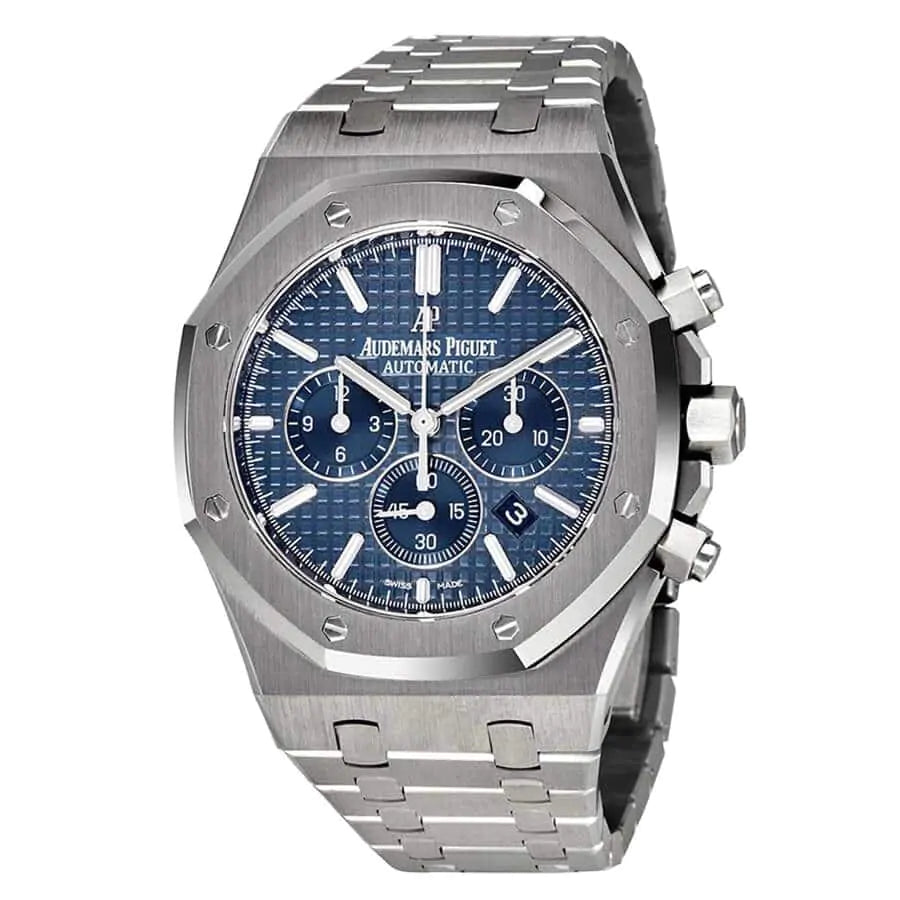 [Super Clone]Audemars Piguet Royal Oak Chronograph Blue Dial 41MM Watch
