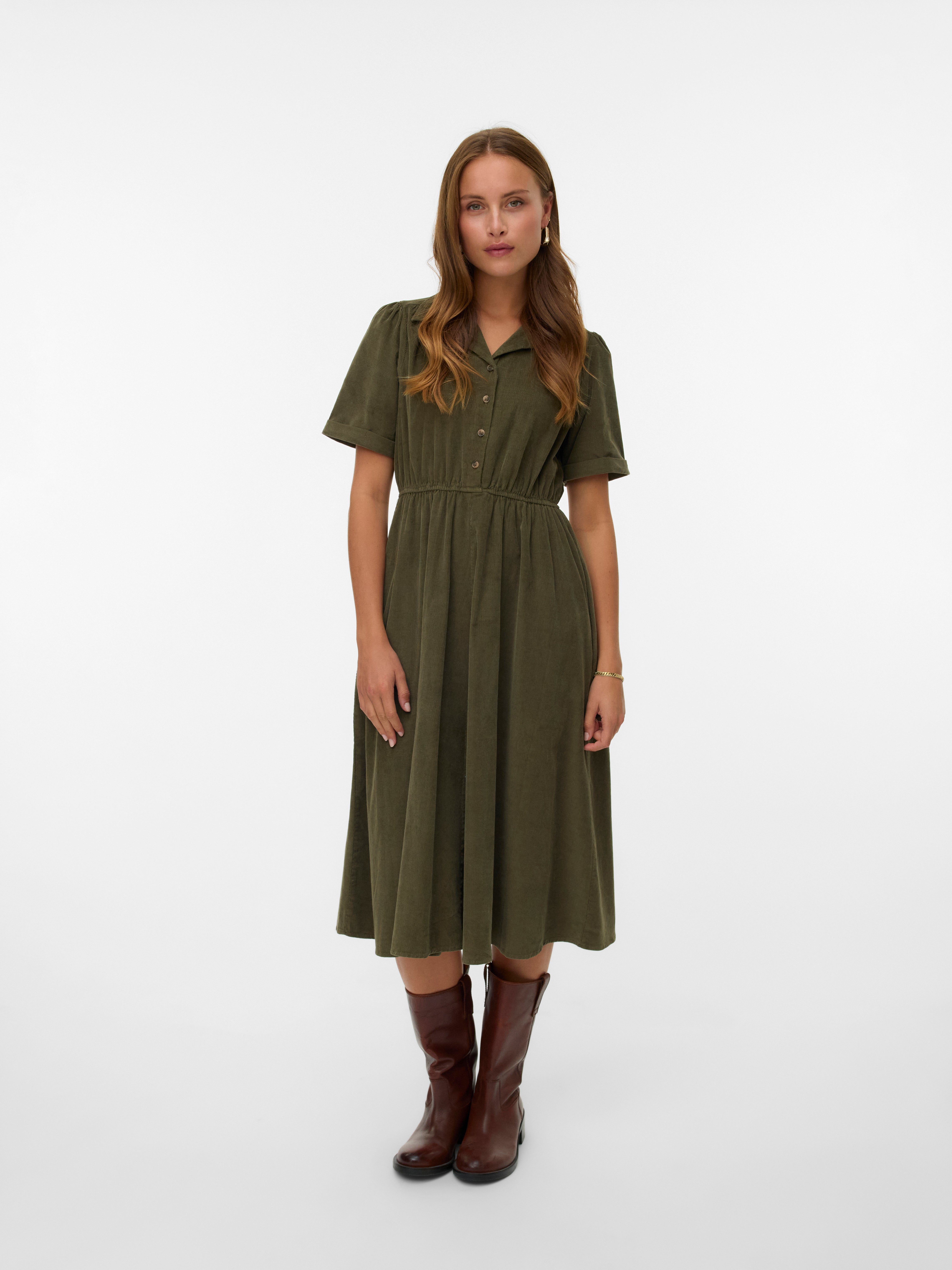 VERO MODA® VMRAY Corduroy Midi dress