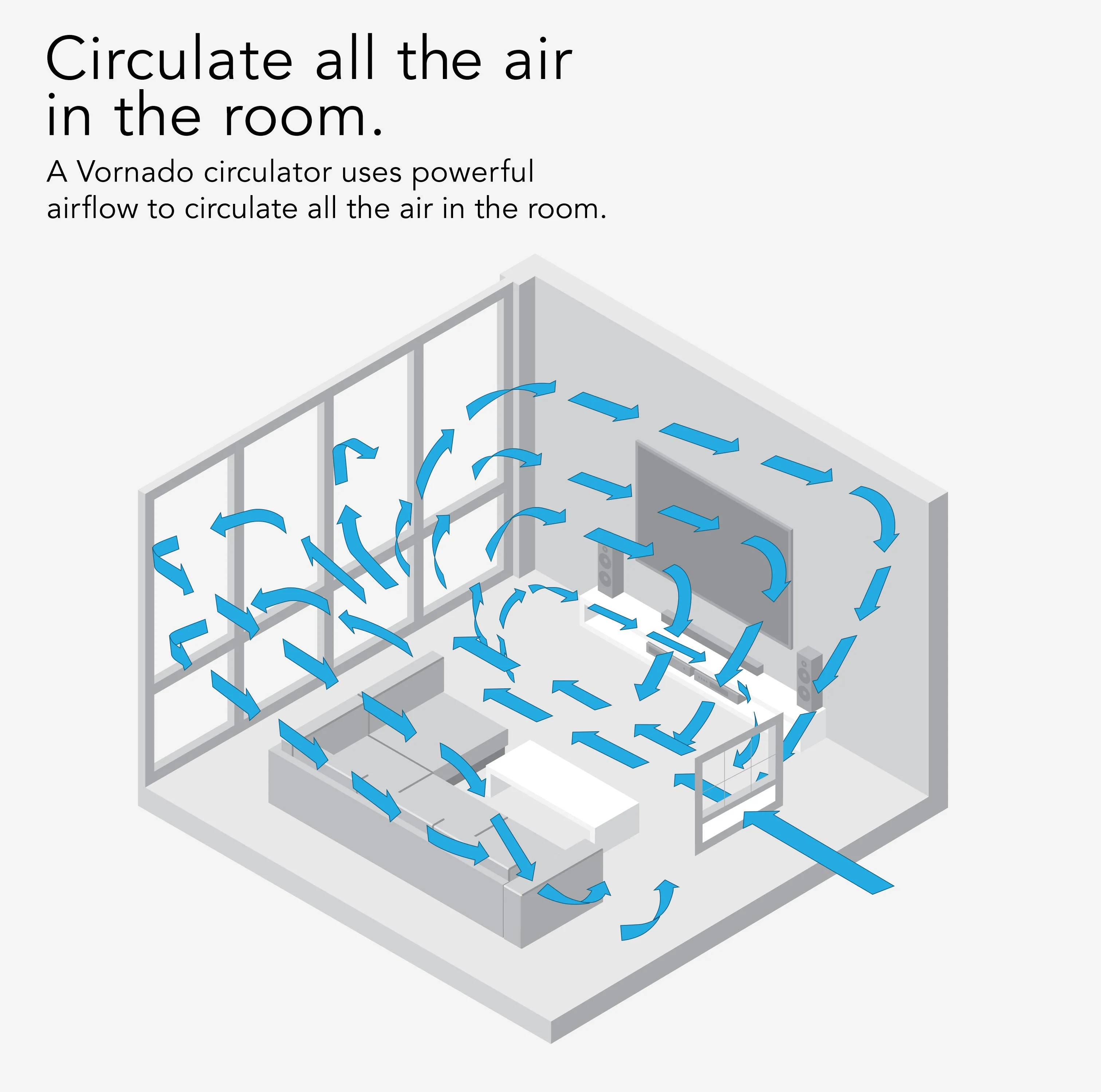 Transom Window Air Circulator