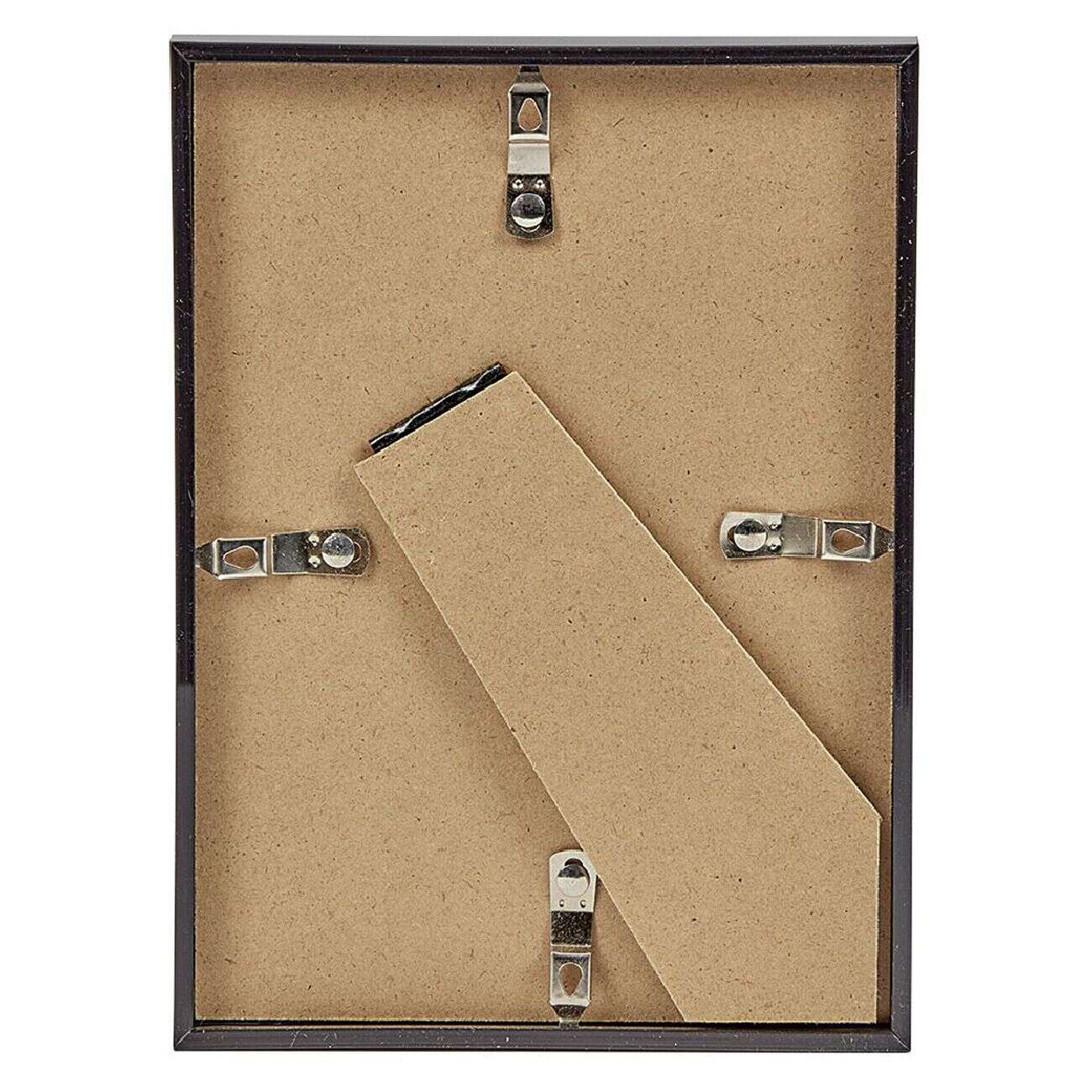 Cadre photo plastique noir 14x19cm pour photo 13x18cm