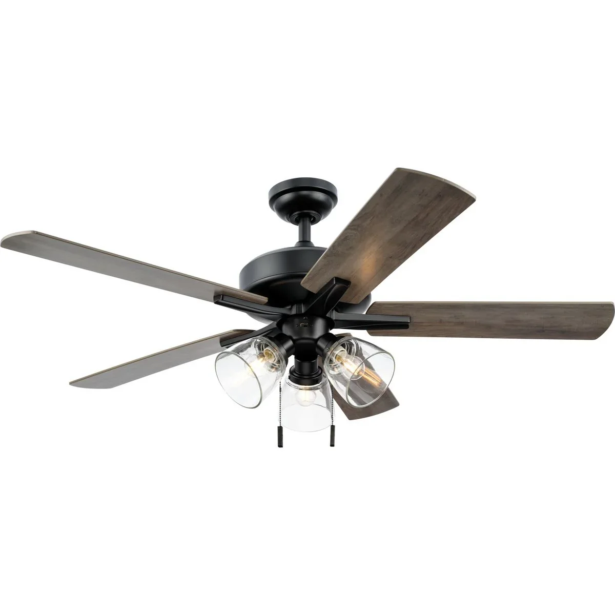 Better Homes & Gardens 52 Bronze Transitional Ceiling Fan, 5 Reversible Blades, 3 LED Bulbs Included