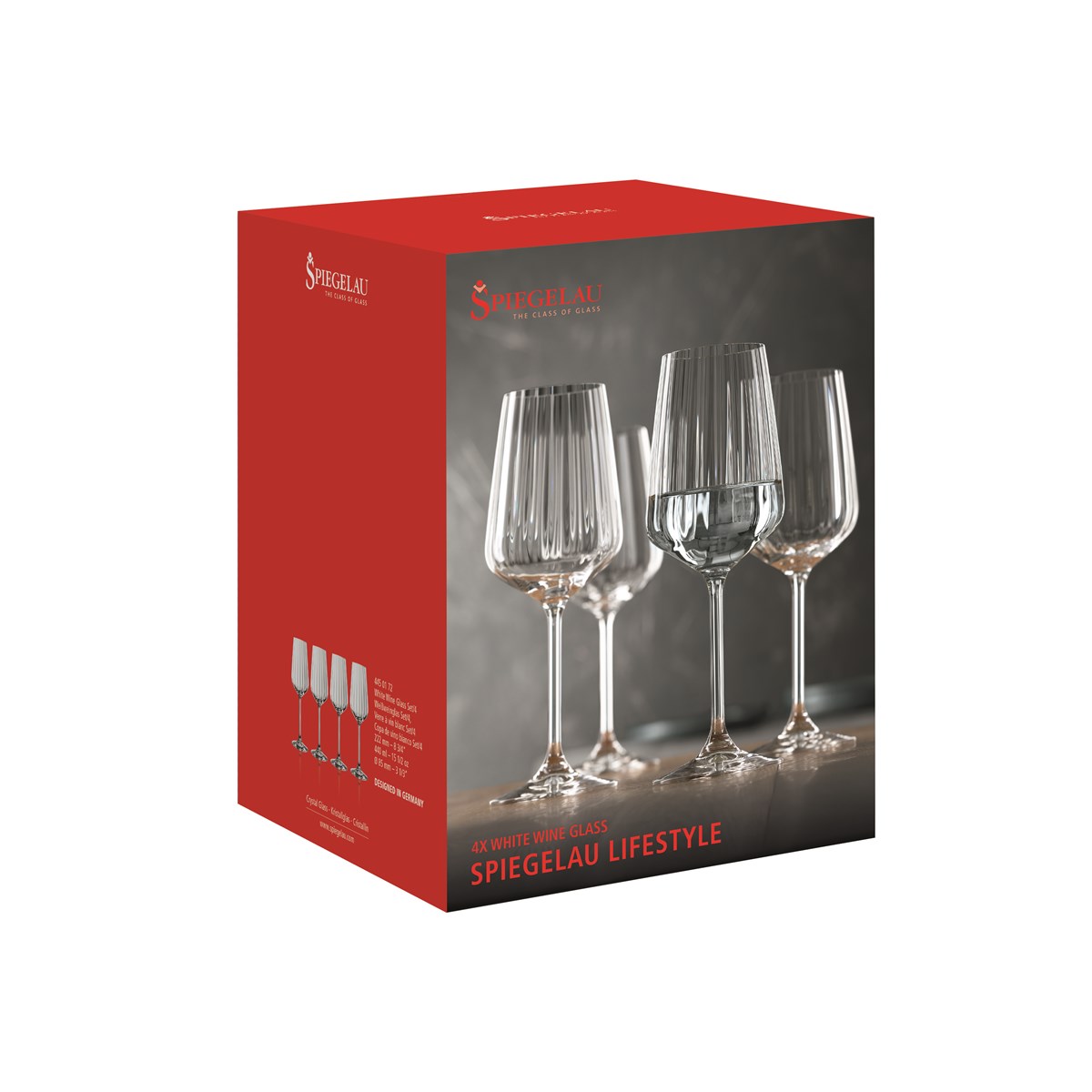 Lifestyle hvitvinsglass 44 cl 4 stk