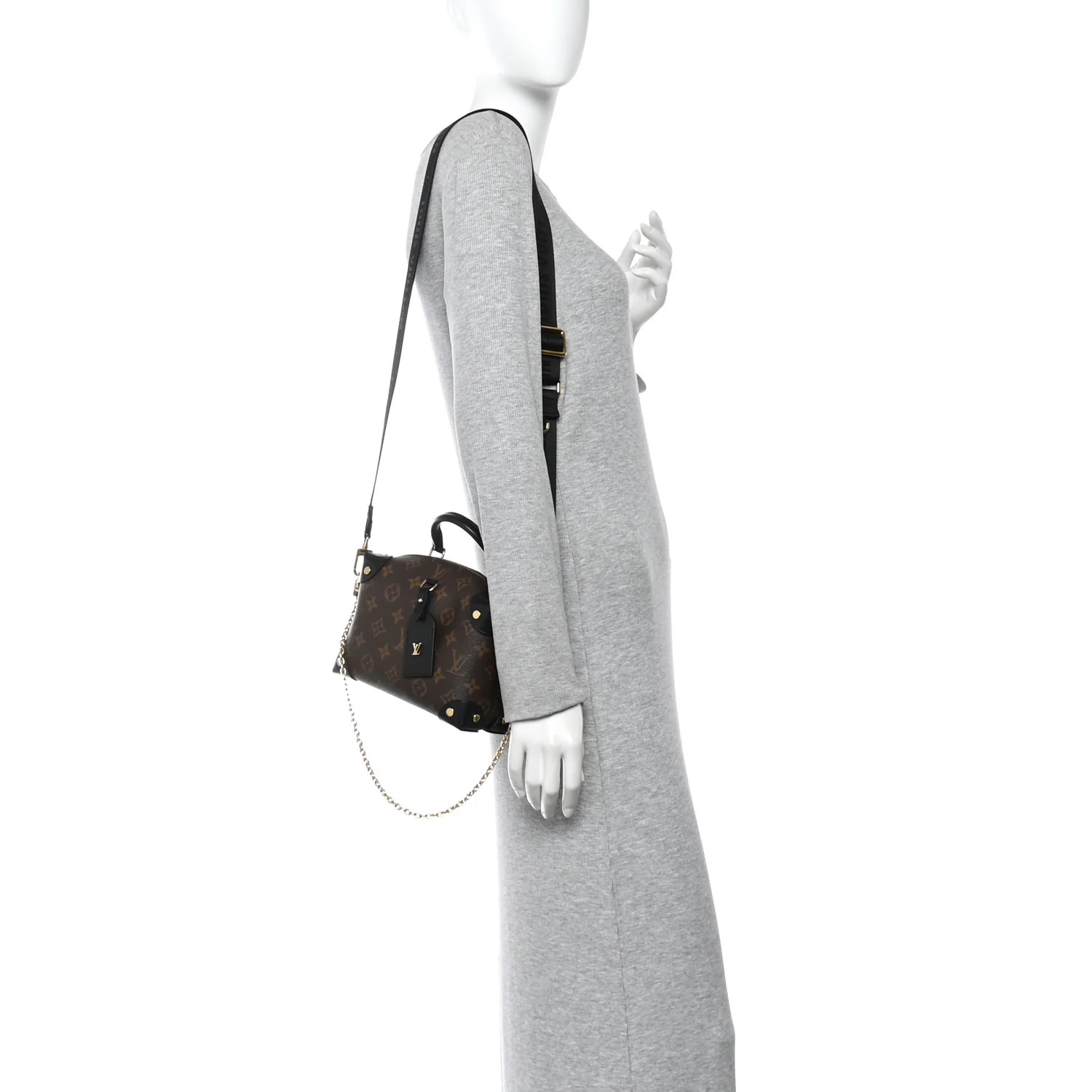 Monogram Petite Malle Souple Black