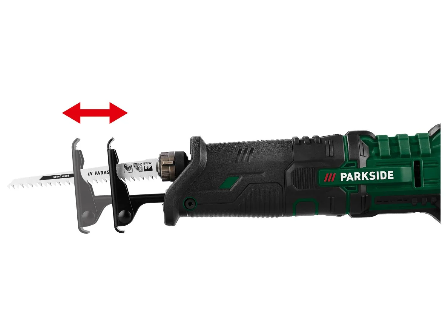PARKSIDE Scie sabre sans fil PSSA 20-Li B2, 20 V