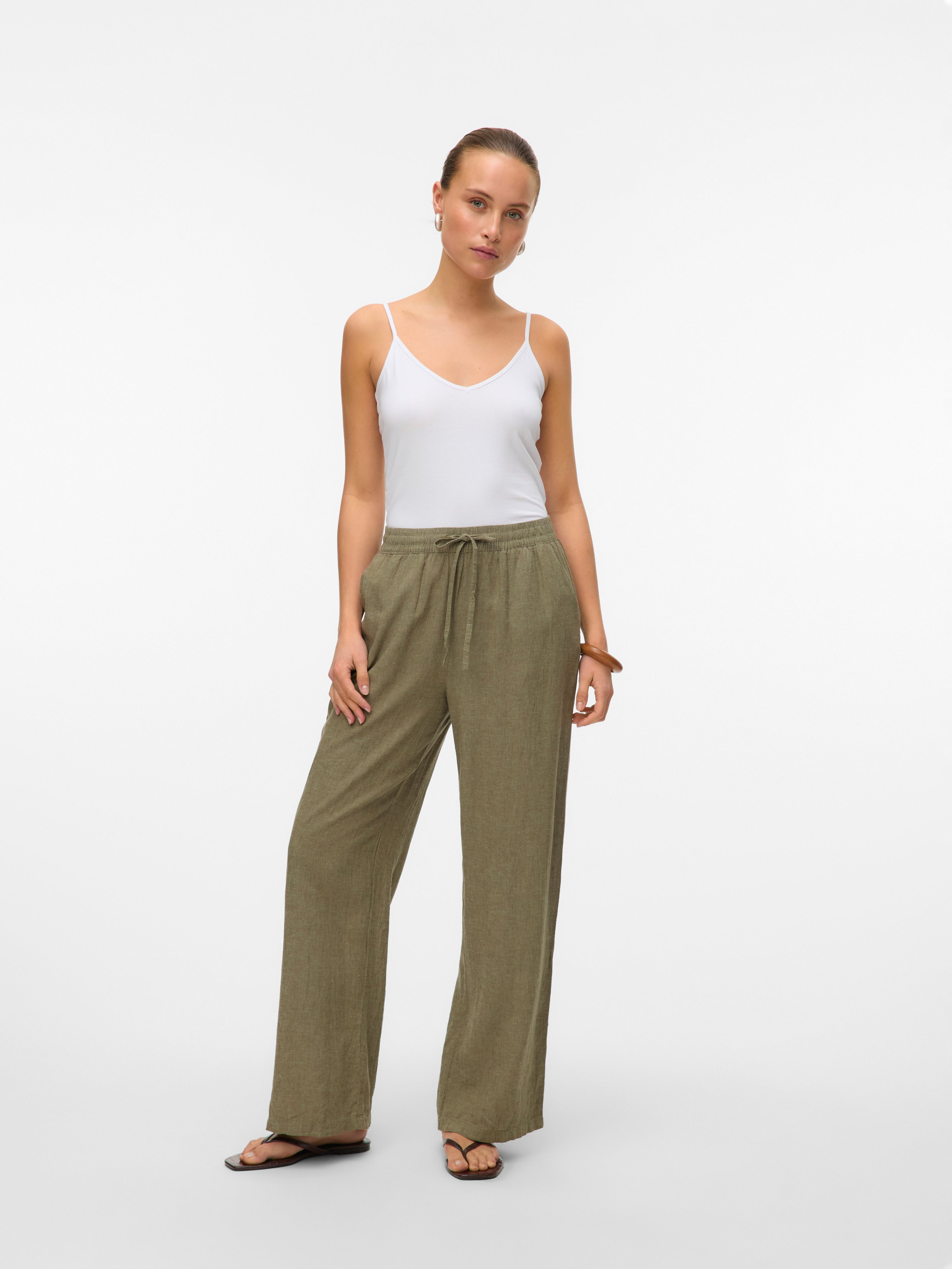 VERO MODA® VMLINN Mid waist Trousers