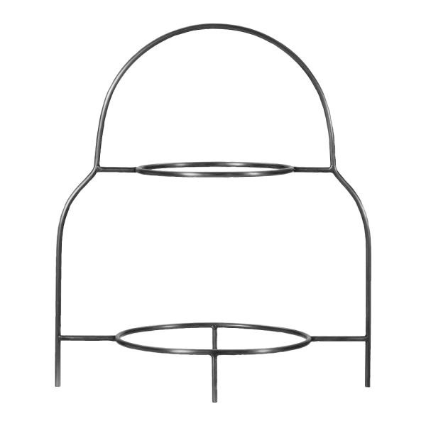 Sana tallerkenstativ sølv 37 cm