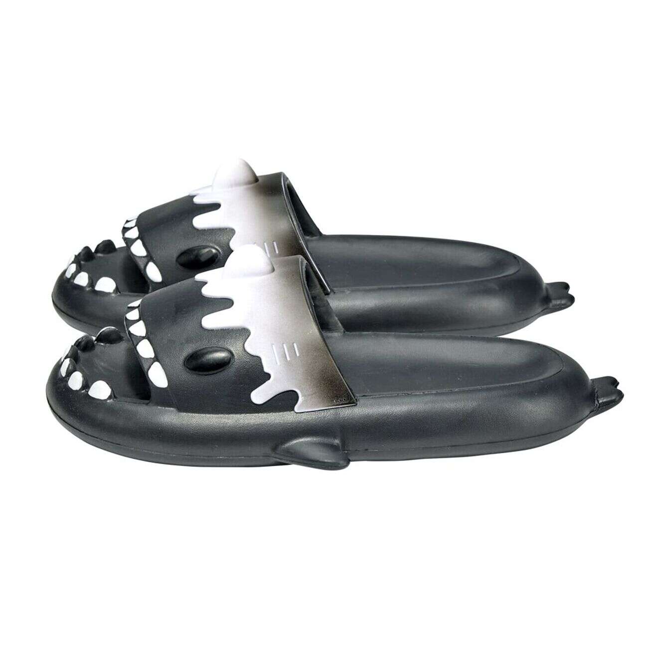 Chaussons requin plastique noir unisex T36 à 45