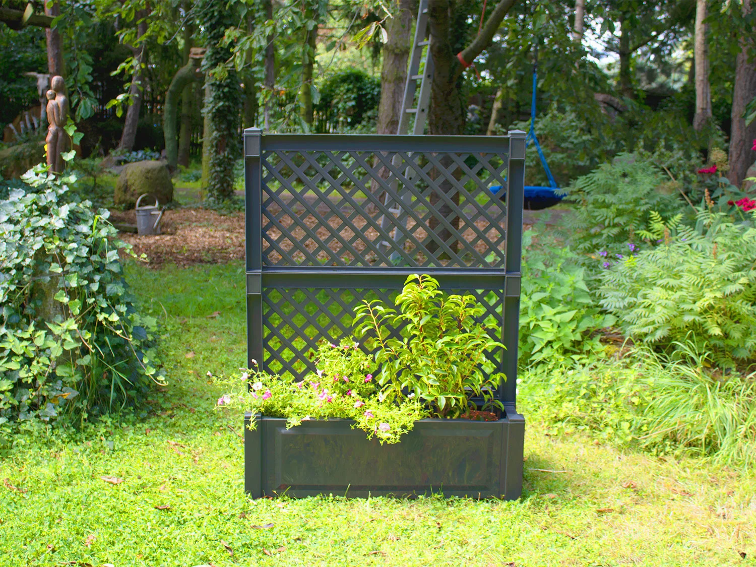 KHW Bac  plantes avec treillis central, l 100 x H 140 x P 43 cm, 110 L
