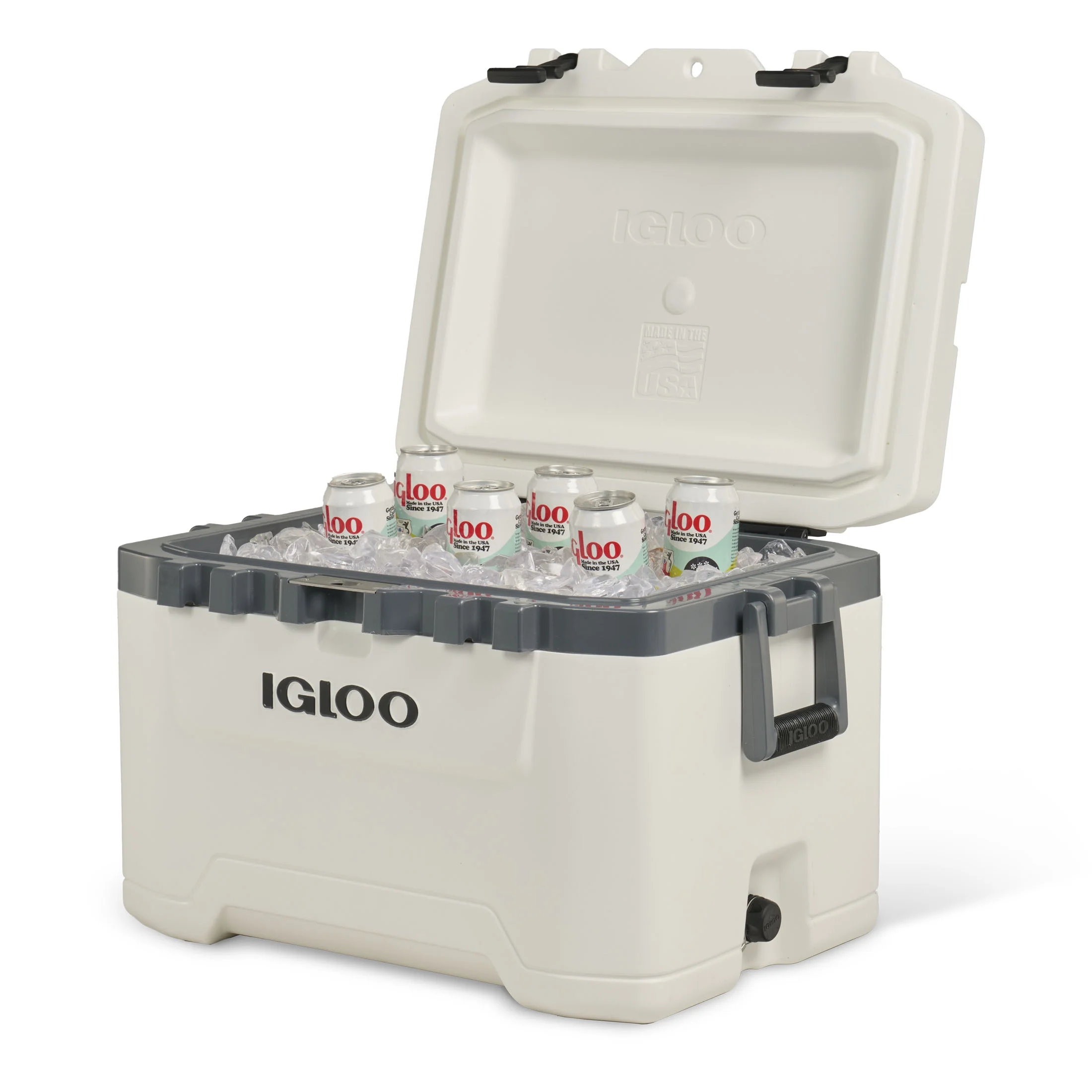 50 QT Overland Ice Chest Cooler, White - Image 10