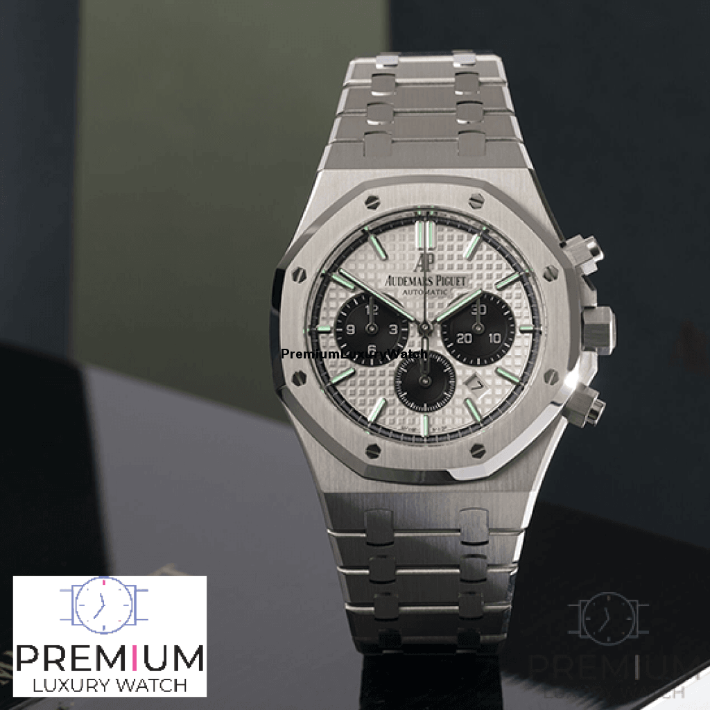 [Super Clone]Audemars piguet Royal Oak Selfwinding 41MM Chronograph Silver Watch